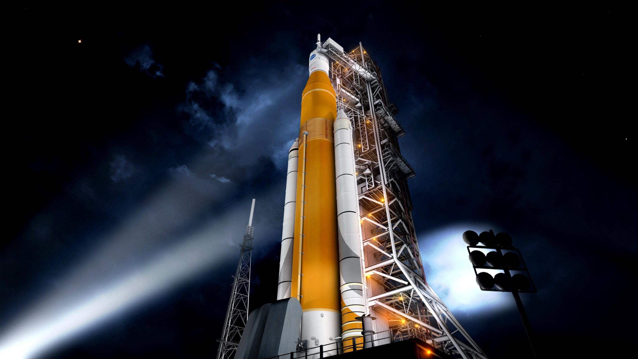 2560x1440 Progress Continues Toward NASA Artemis I Launch in August