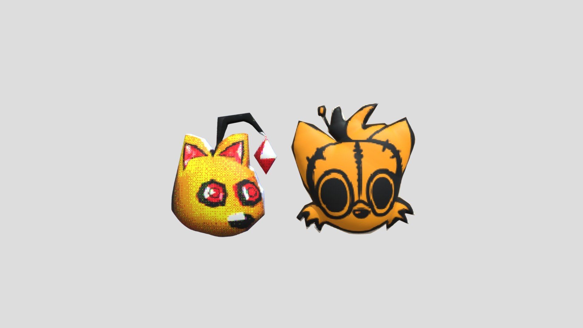 1920x1080 FNF Tails Doll Icon model by Luther [875bc3D]