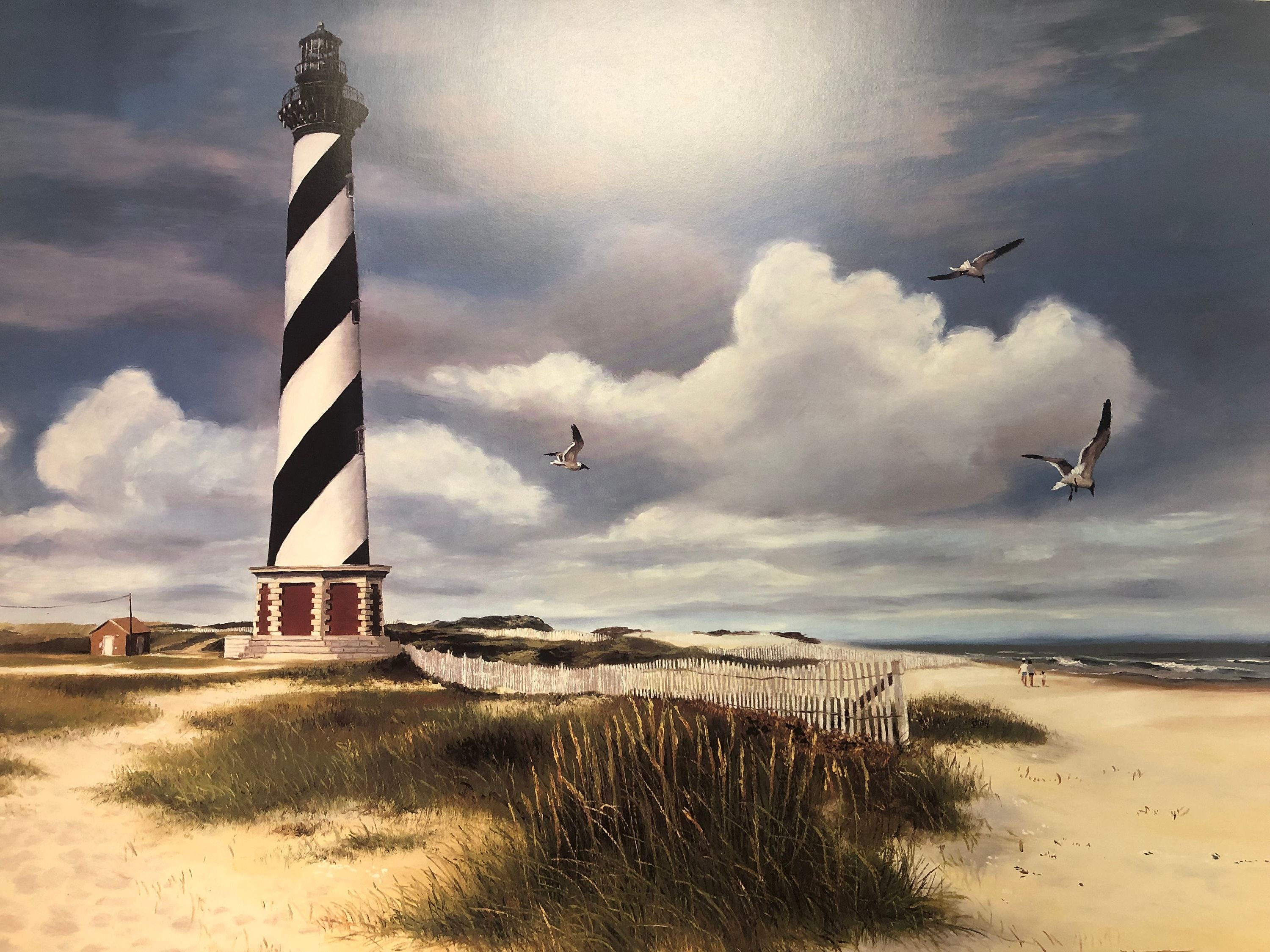 3000x2250 Cape Hatteras Lighthouse / Limited edition, signed by Thomas Stahl /Tom Stahl Original Print / Wall Art /Gallery of Arts / Lighthouses