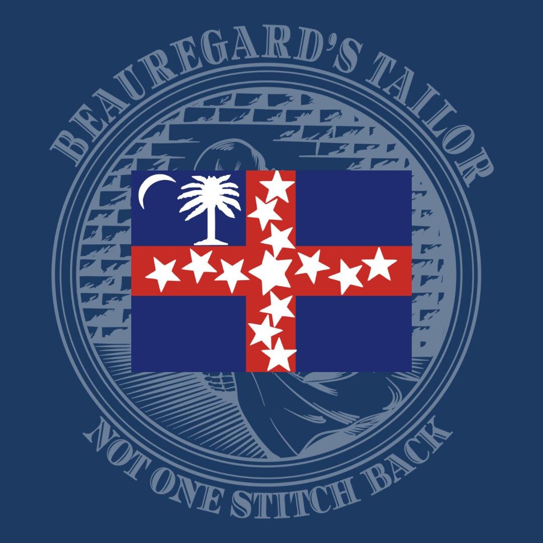 1080x1080 South Carolina Sovereignty Flag County Sticker