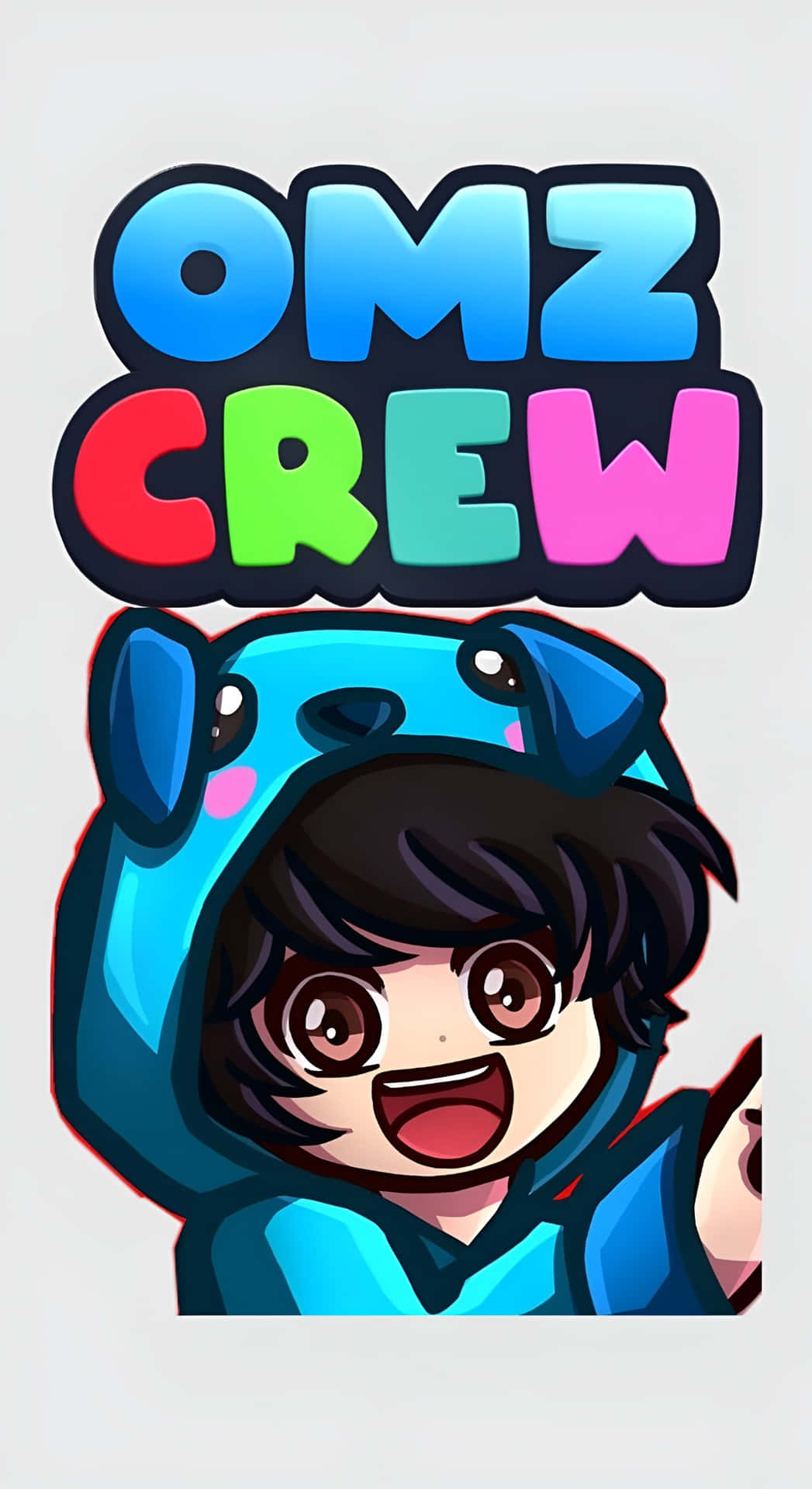 1047x1920 Download Omz Crew Logo Design Wallpaper