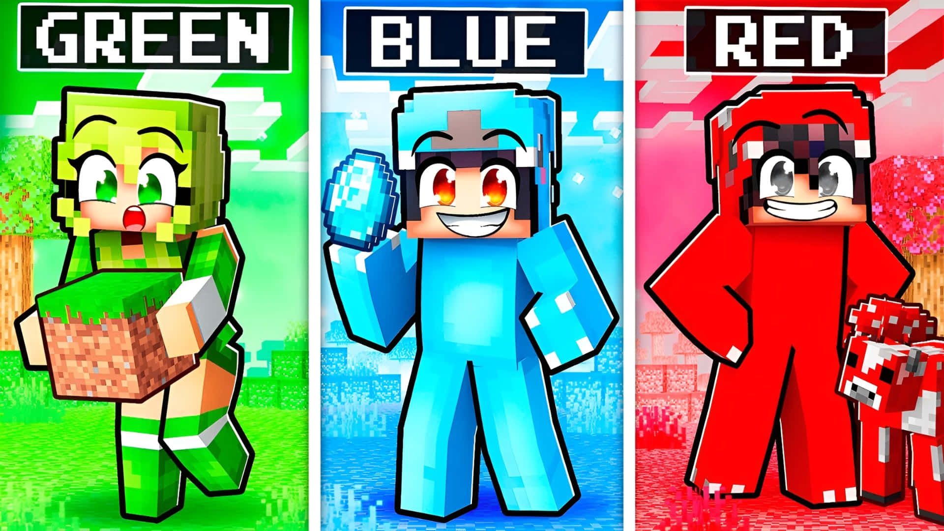 1920x1080 Download Minecraft Omz Team Colors Wallpaper