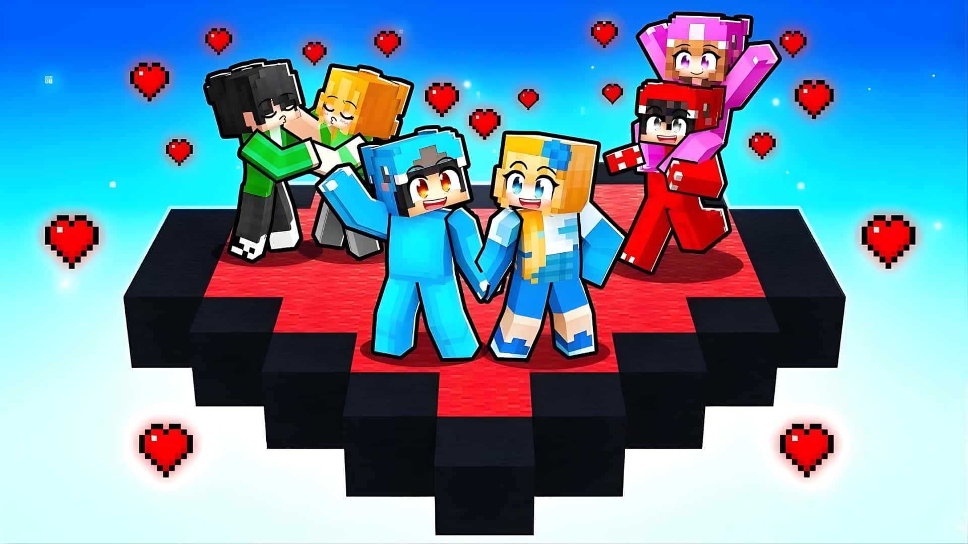 1920x1080 Download Omz Minecraft Love Scene Wallpaper