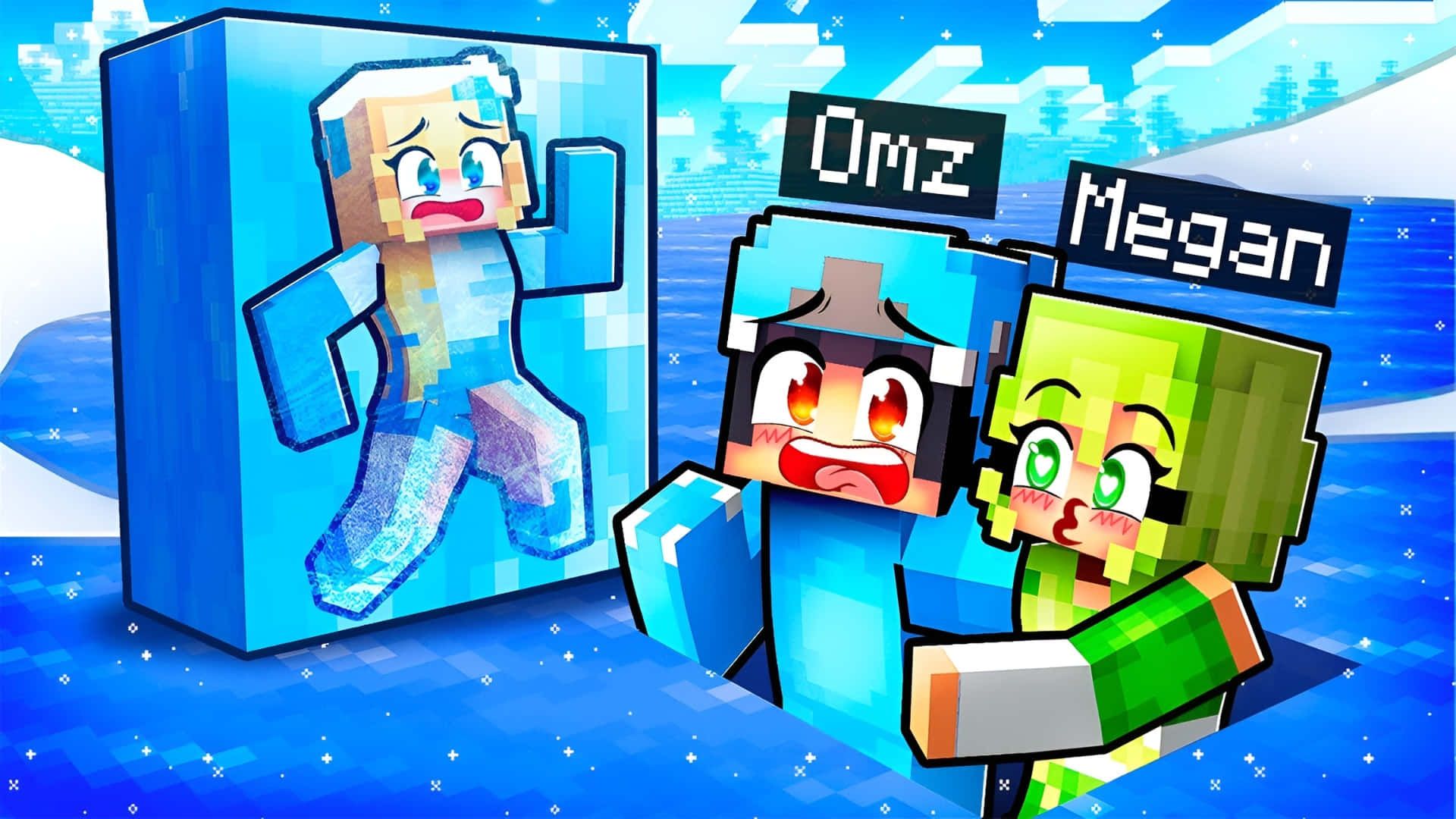 1920x1080 Download Omz And Megan Minecraft Adventure Wallpaper