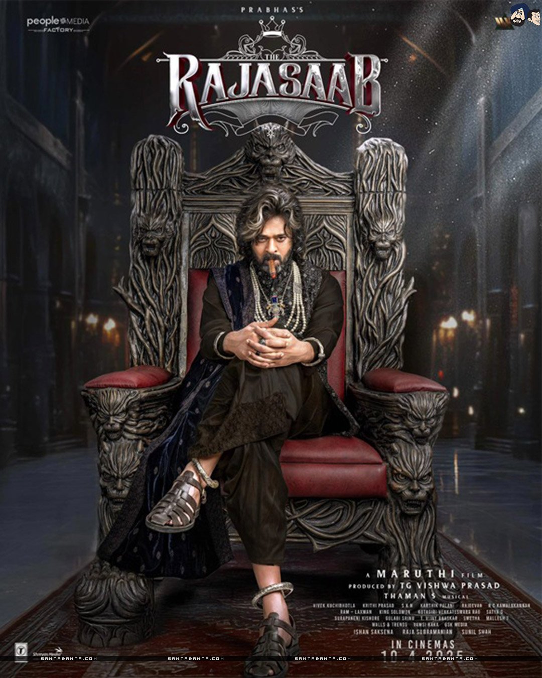 1080x1350 SantaBanta Telugu Cinema The Raja Saab Wallpaper