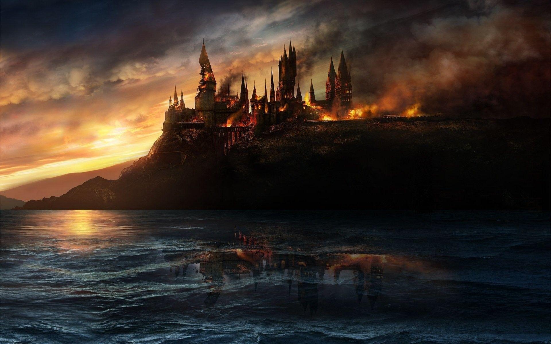 Hình nền lâu đài Hogwarts 1920x1200 https://wallpaperaccess.com/full/2652566.jpg