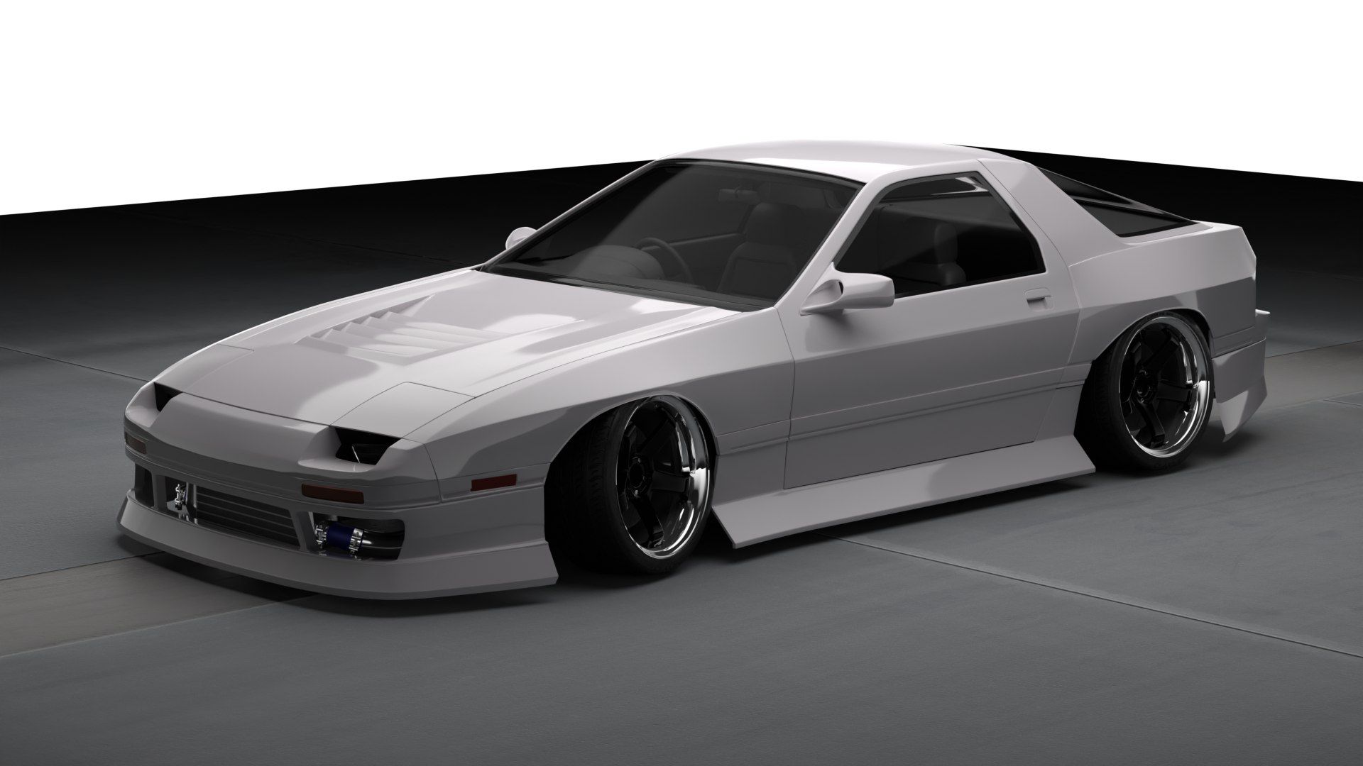 1920x1080 Mazda RX 7 FC Widebody 3D Model