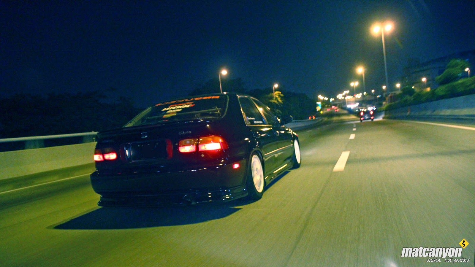 1600x900 Mat Canyon: Sleeper Sedan. Honda EG Sedan From Puchong's Southside
