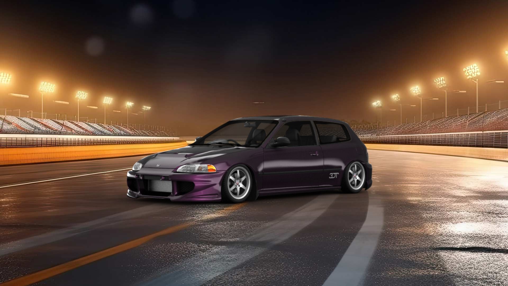 1920x1080 iibrahimsaaddd's Honda Civic 1992 with Wheels, Trunk Lid, TopsDTuning