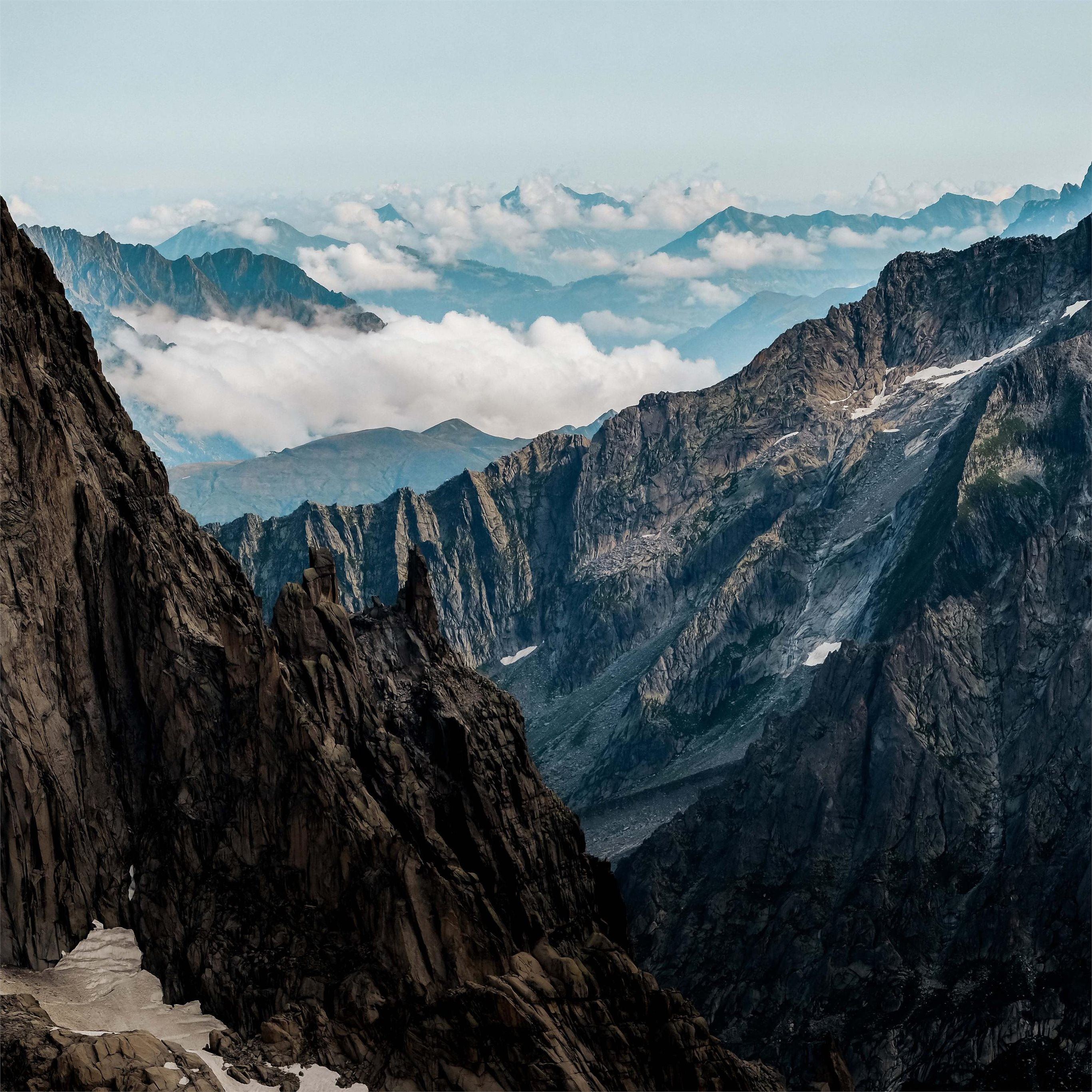 2732x2732 iPad Mountain Wallpaper, HD Background