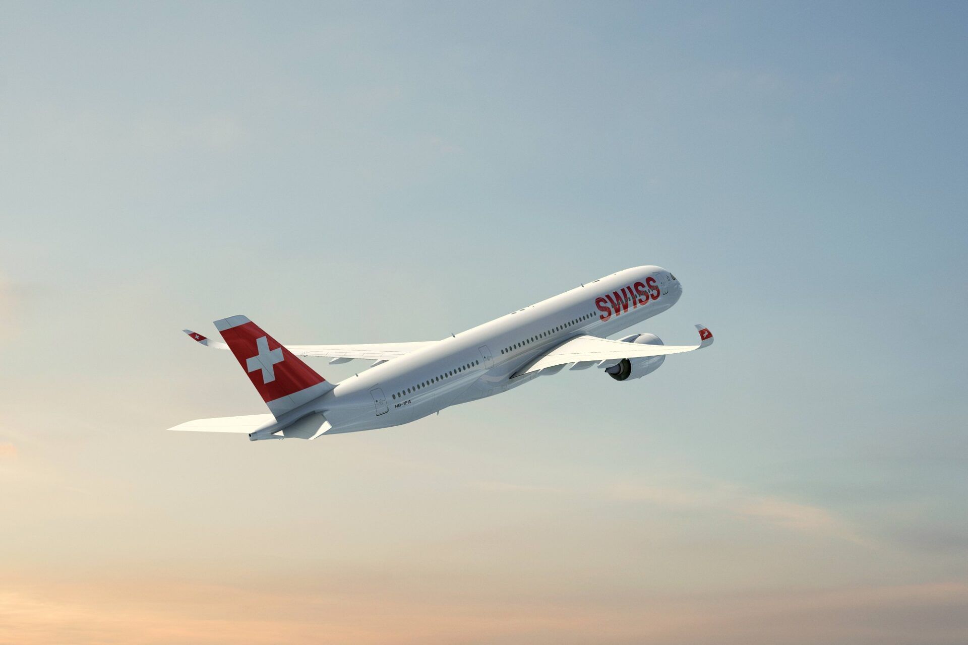1920x1280 SWISS unveils unique livery on new Airbus A350: picture