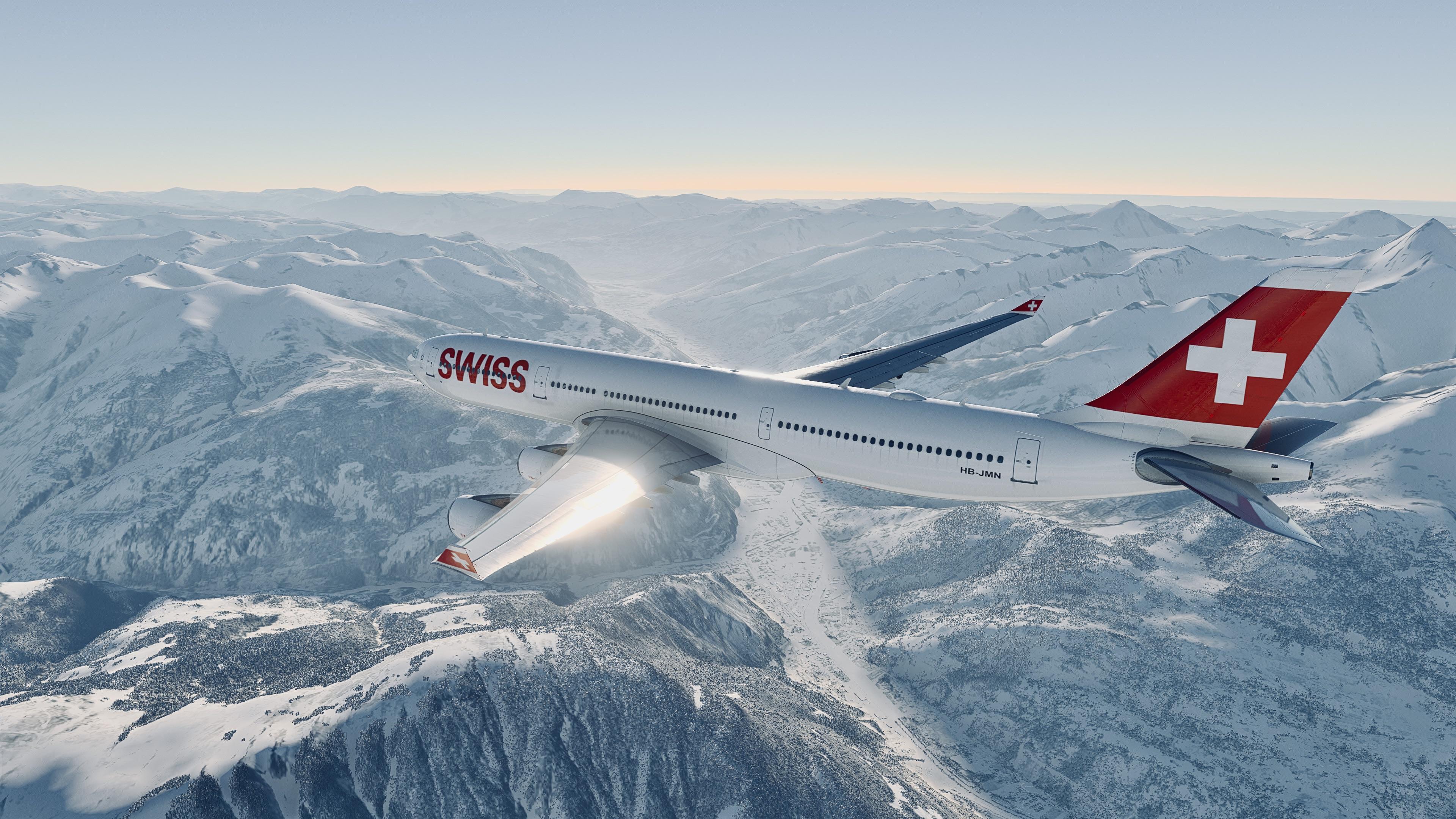 3840x2160 Had to recreate those Swiss adverts