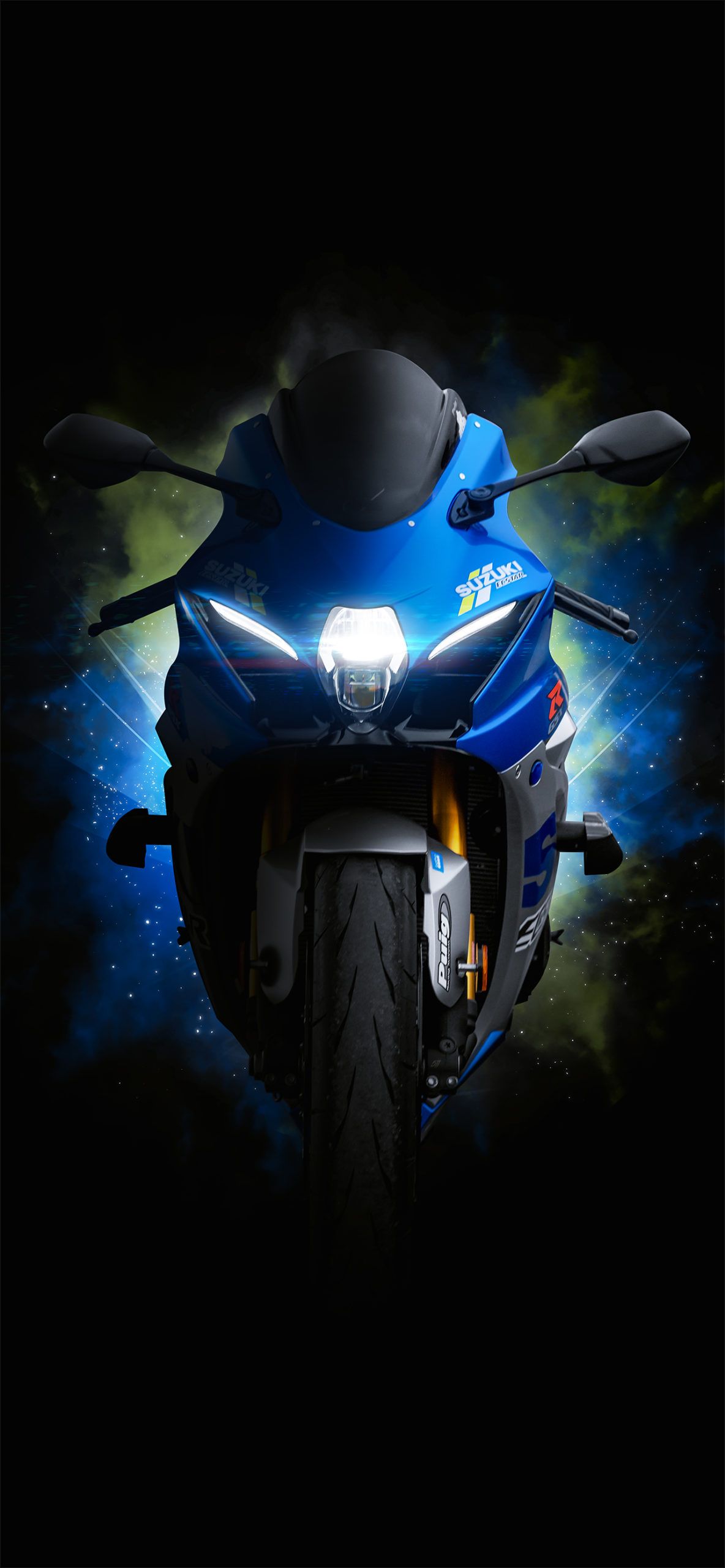 1184x2560 Suzuki GSXR1000 100th Anniversary Edition - @ballestaedits