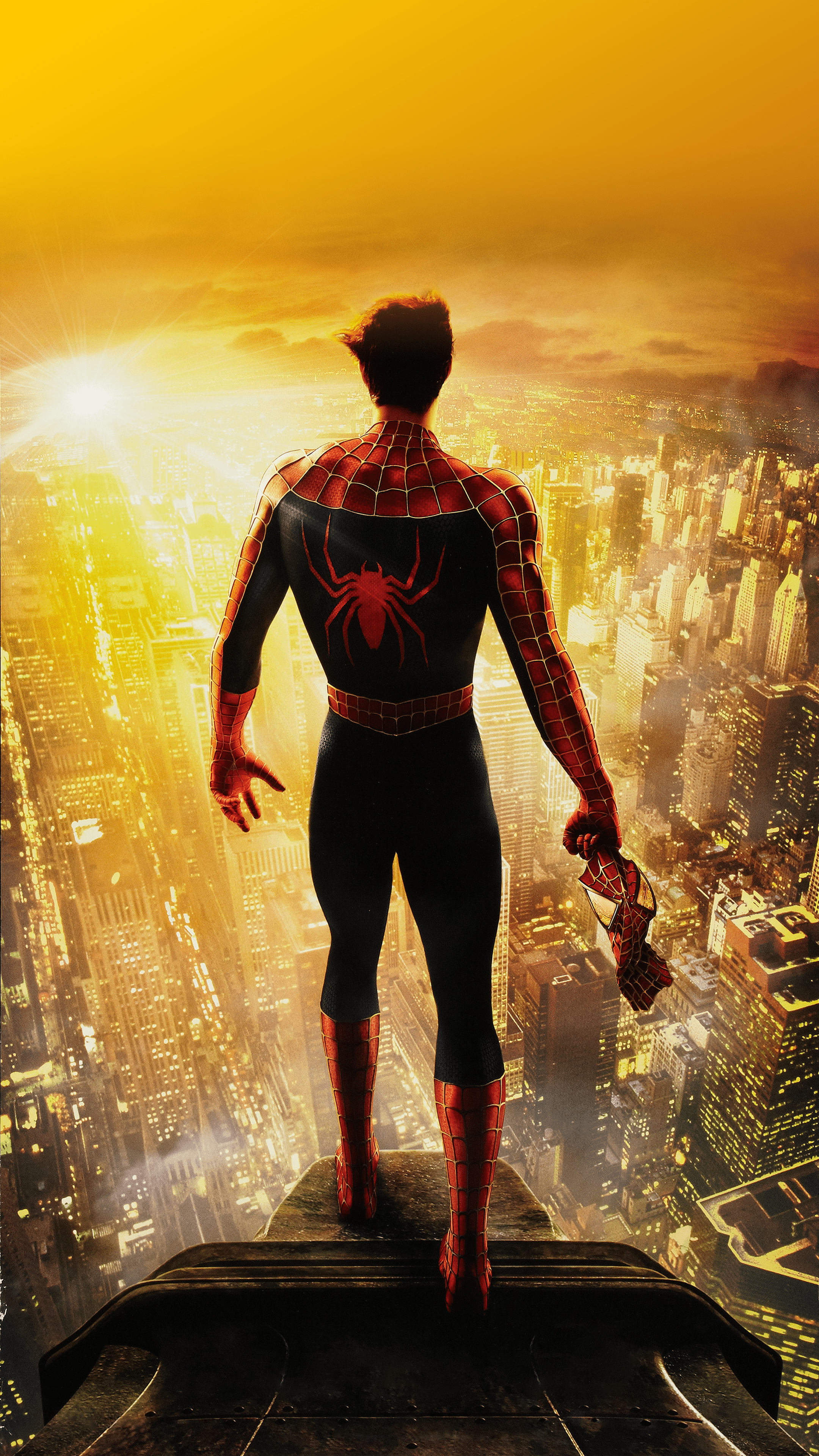 2160x3840 Removed The Text From Sam Raimi's Spider Man 2 And Converted It Into A Mobile Wallpaper Format And Filled In The Gaps. [2160 X 3840] [2160 X 4677]
