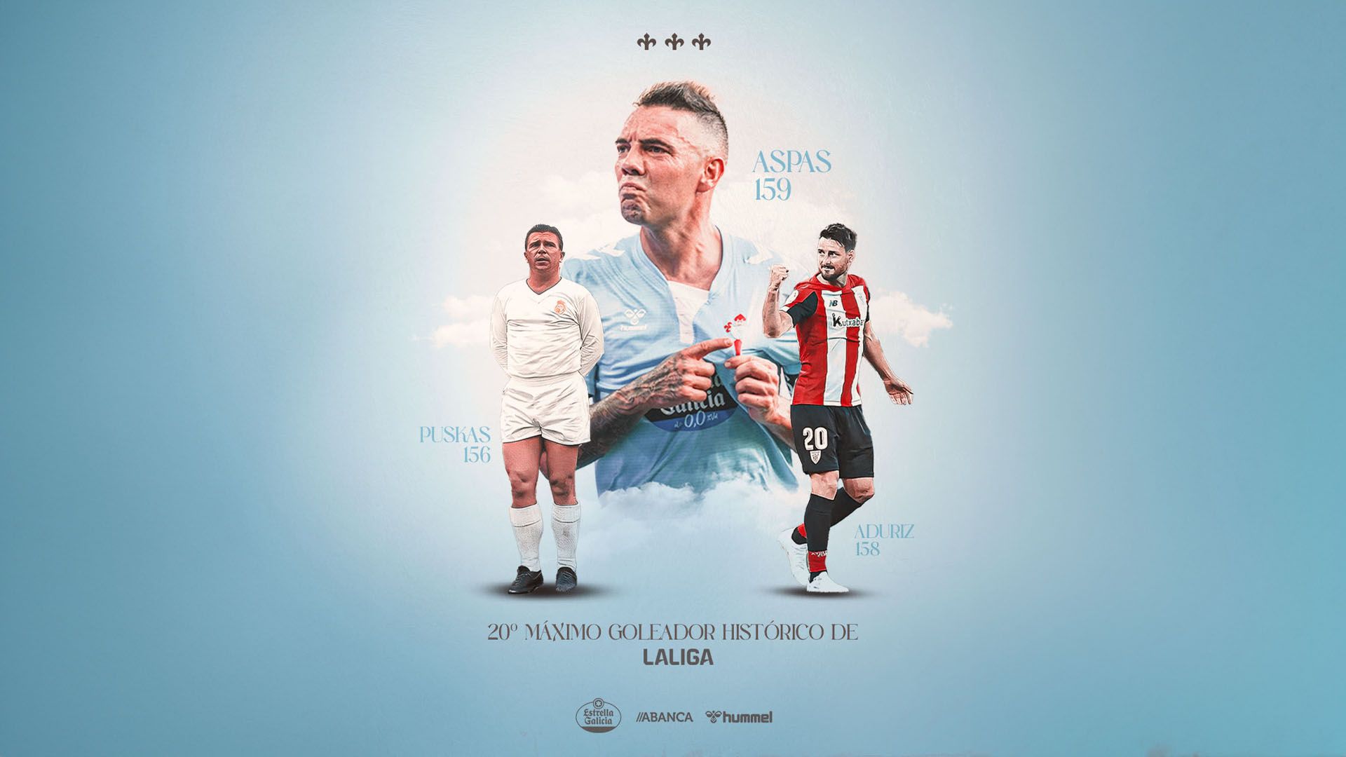 1920x1080 Iago Aspas, 20th top scorer in Laliga history