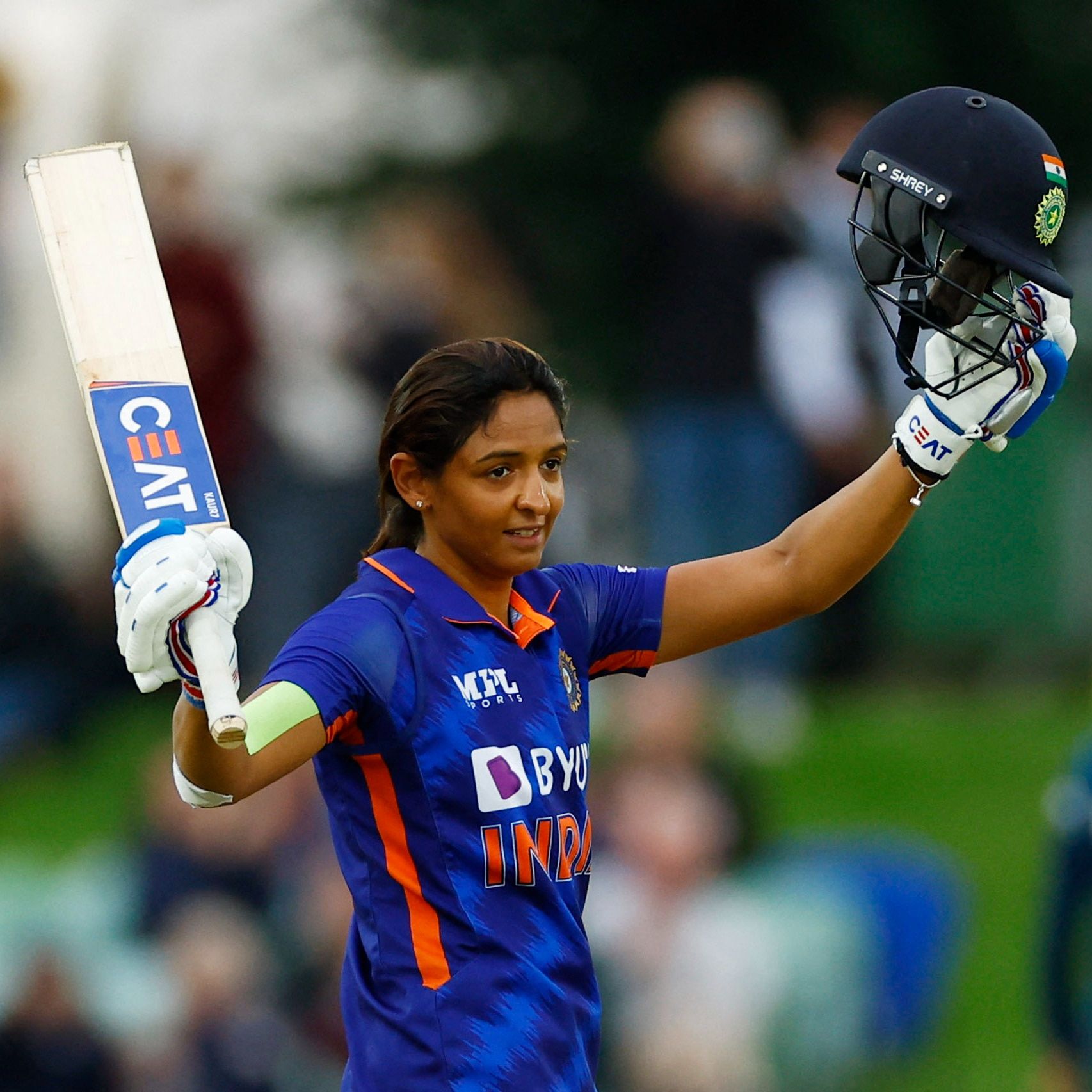 1706x1706 Harmanpreet Kaur hits classy hundred, registers India's highest individual score against England in Women's ODIs
