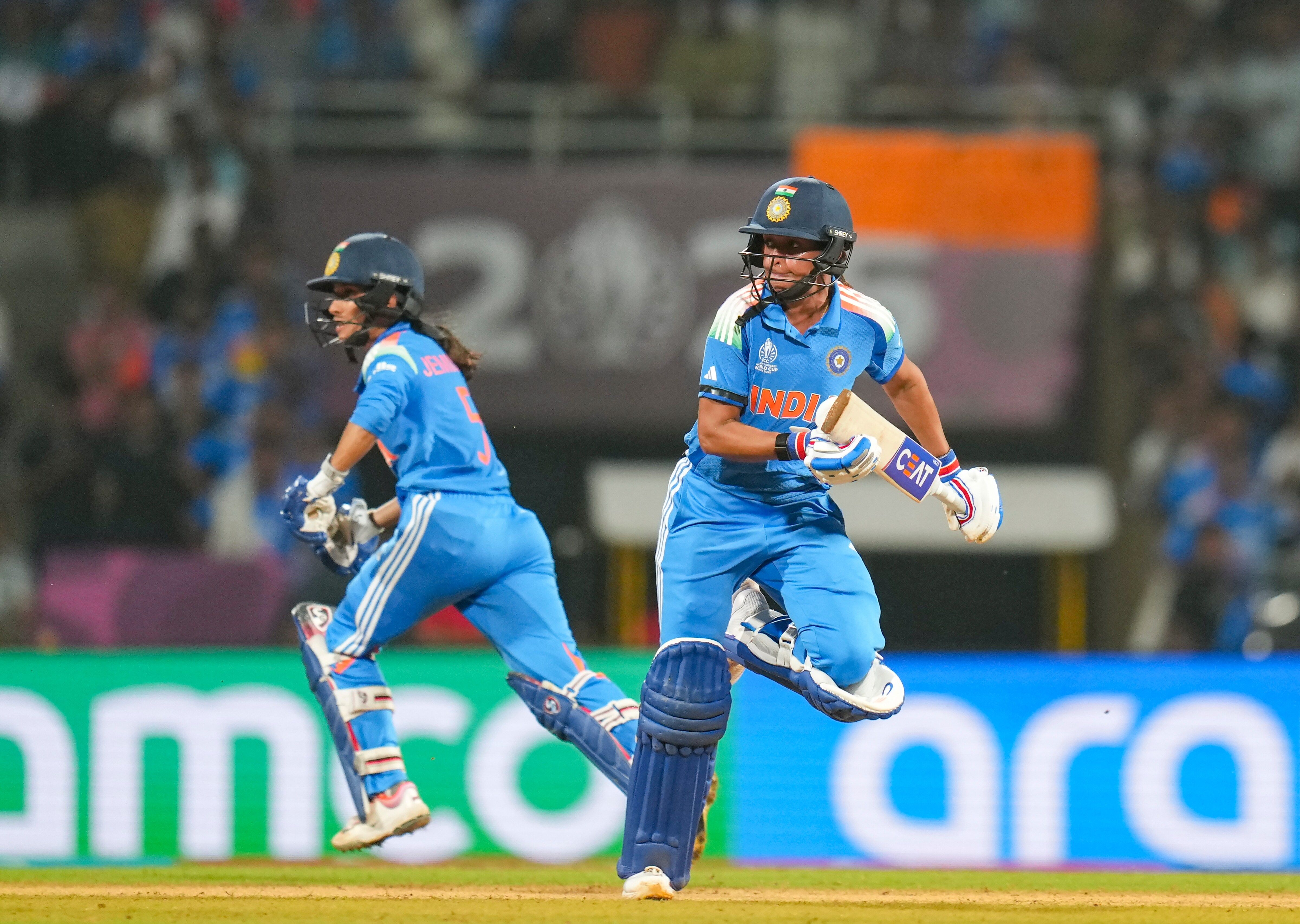 4800x3414 Jemimah Rodrigues, Harmanpreet Kaur Break Australian Monopoly With Record Breaking Women's World Cup Stand