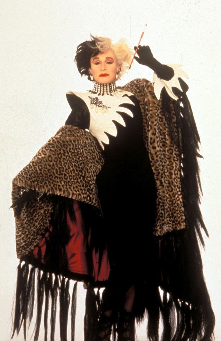 736x1136 Cruella De Vil in 101 Dalmations - Costume Designer Anthony Powell