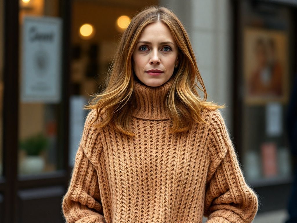 1024x768 Isabelle Huppert Rocks a $1900 Stylish Sweater to Beat Winter Chill! and The Track