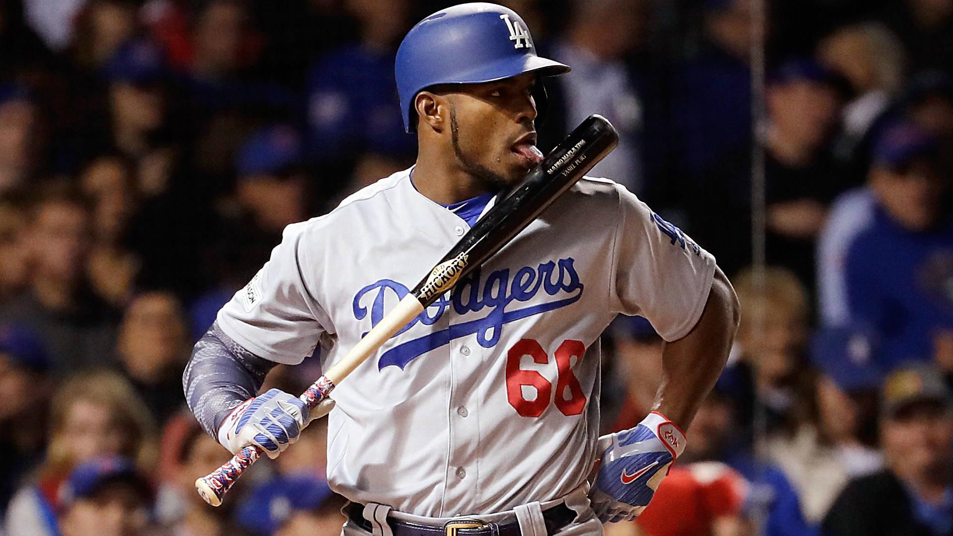 1920x1080 Dodgers see matured Yasiel Puig, quirks and all: 'As focused as I've ever seen him'