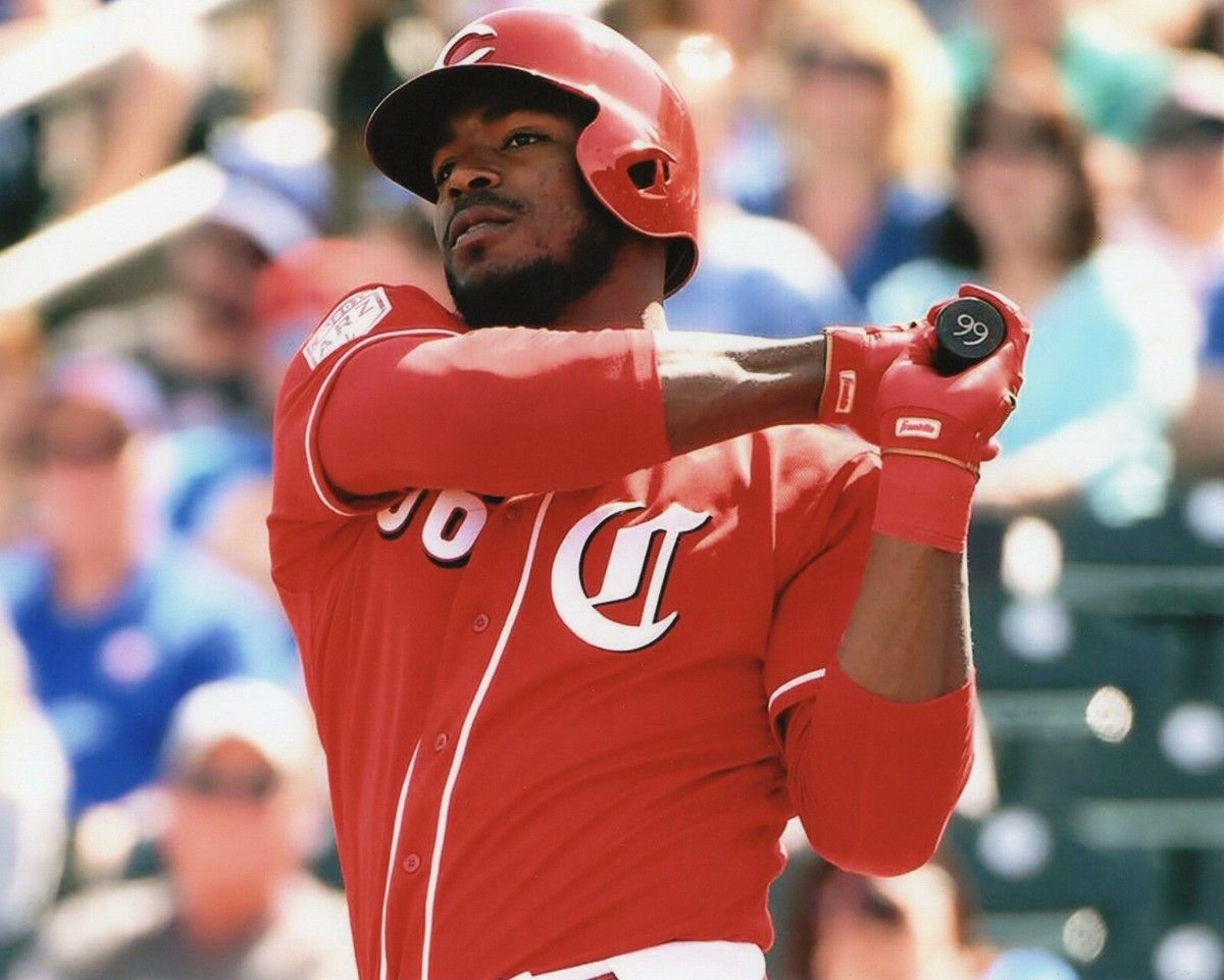 1200x961 YASIEL PUIG CINCINNATI REDS 8X10 SPORTS PHOTO (PP)