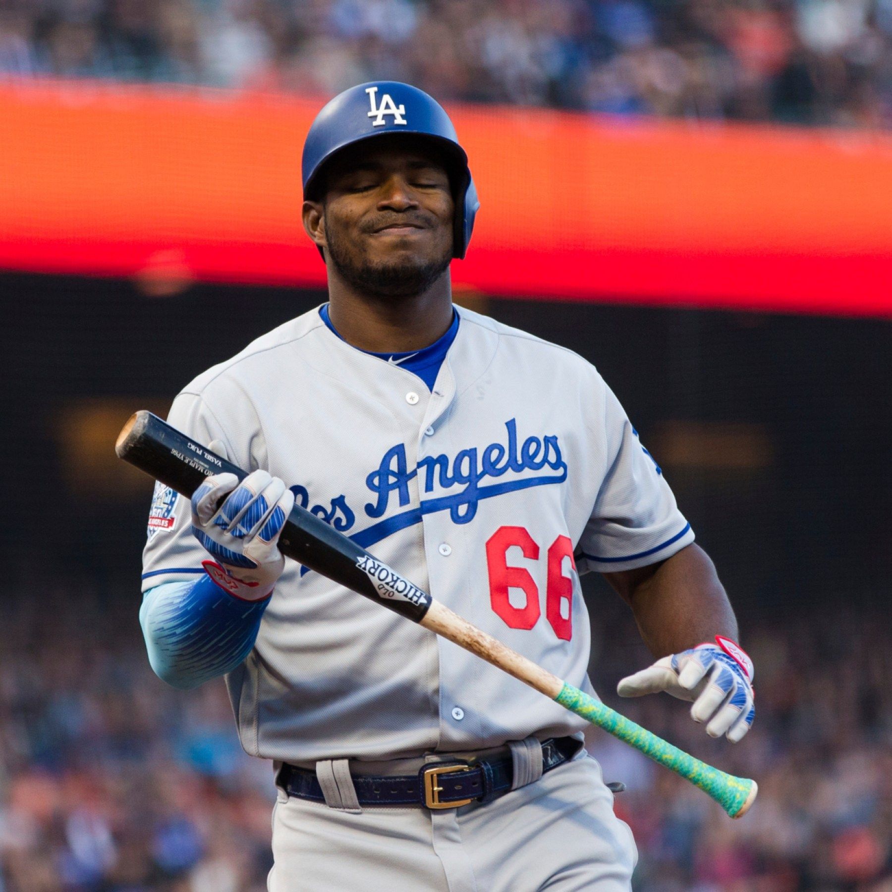 1800x1800 Dodgers' Yasiel Puig says he's not letting slow start get him frustrated
