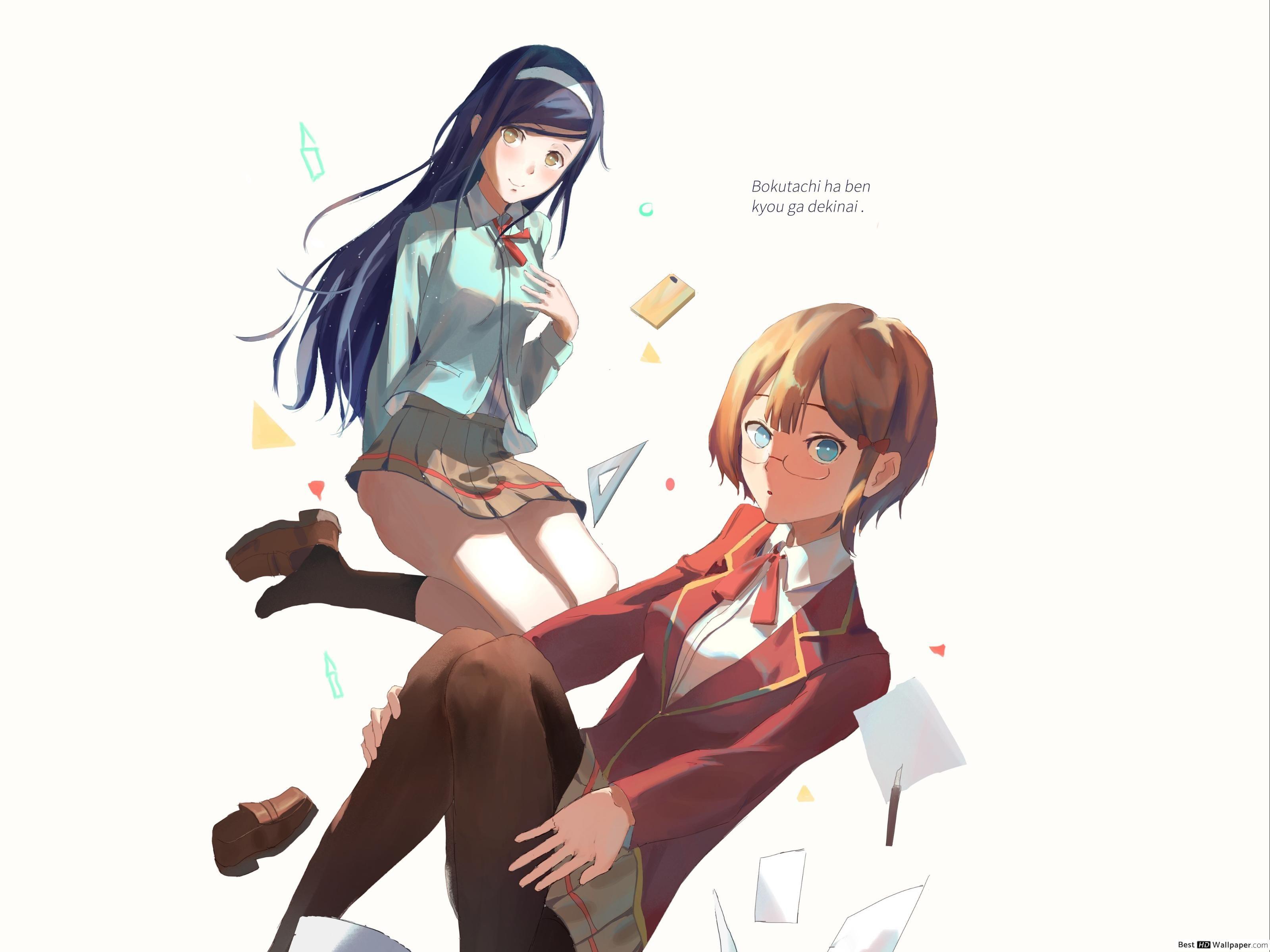 3200x2400 We Never Learn Furuhashi & Ogata Rizu HD wallpaper download