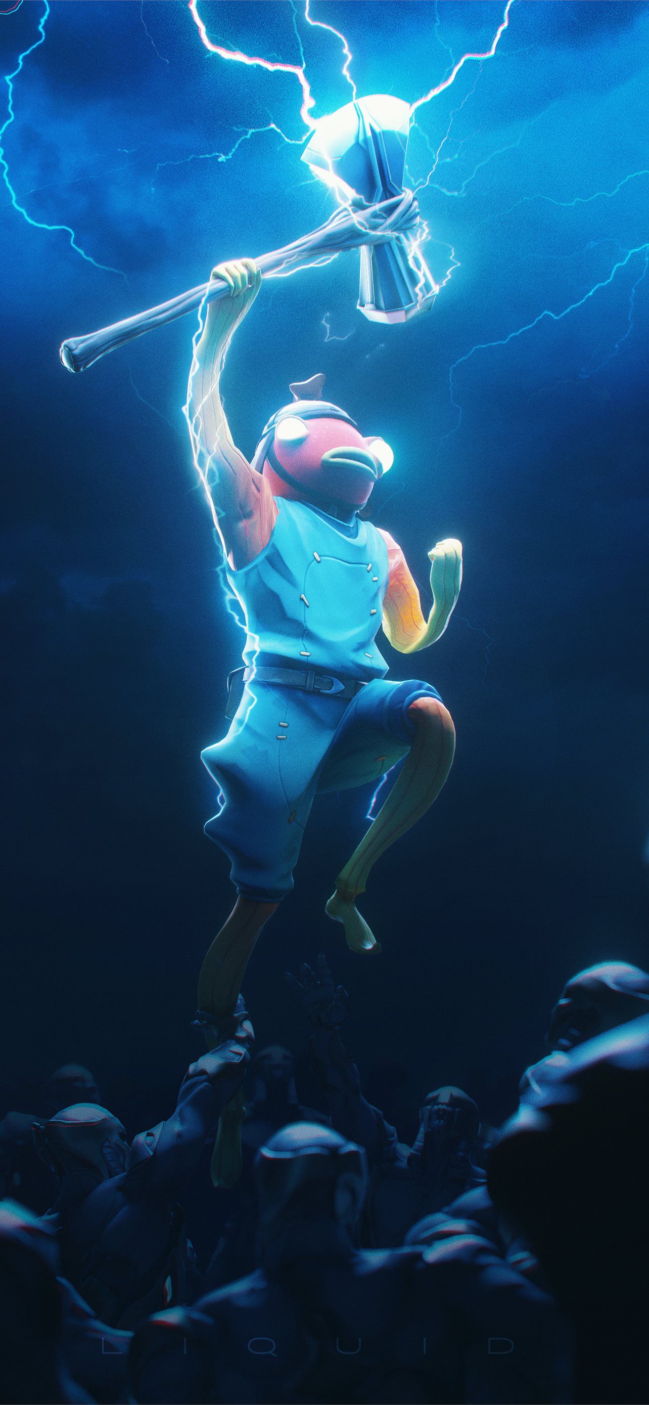 1284x2778 fishstick fortnite iPhone Wallpaper Free Download