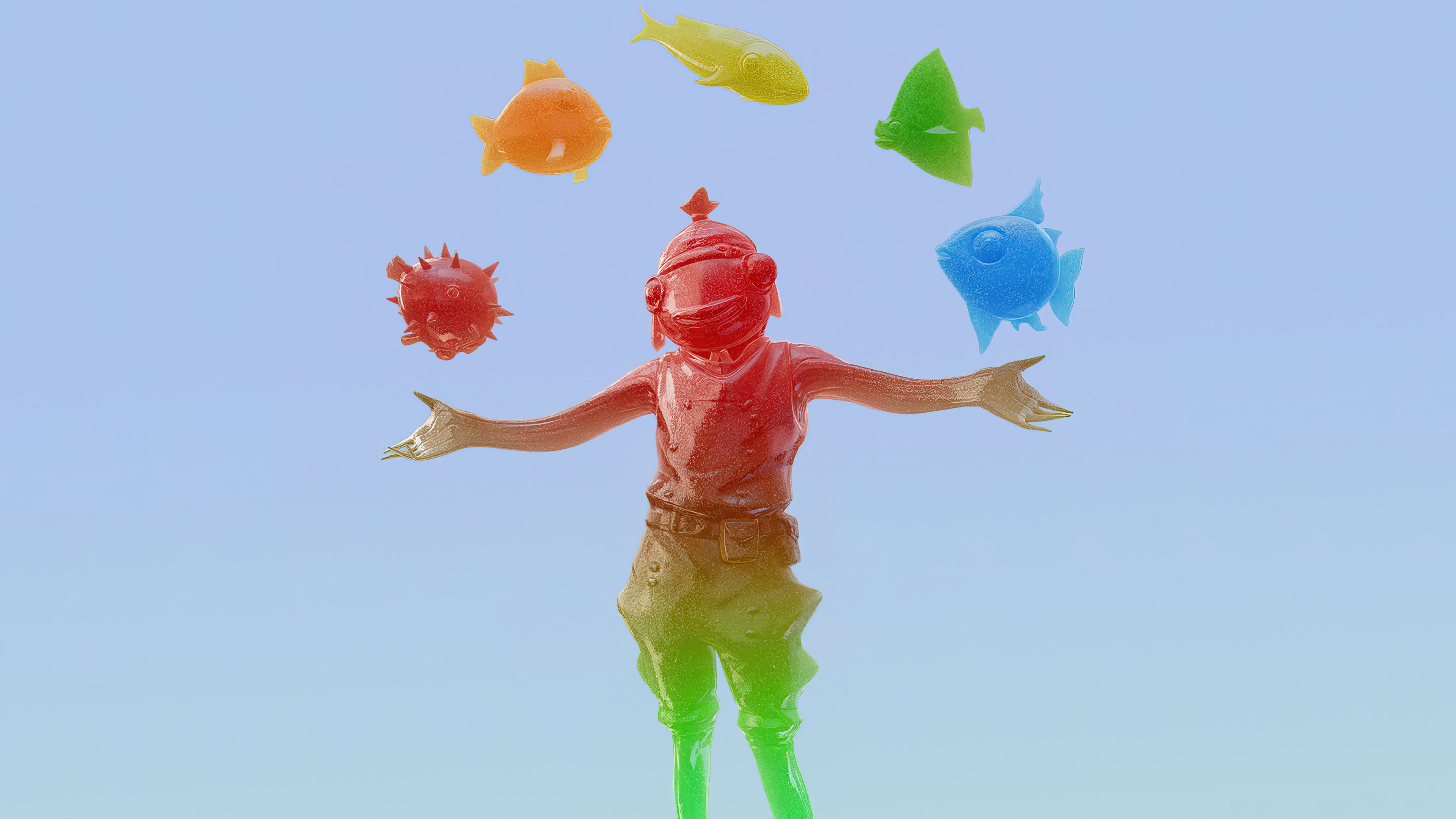 3840x2160 Fishstick HD 4K Wallpaper PC & Phone