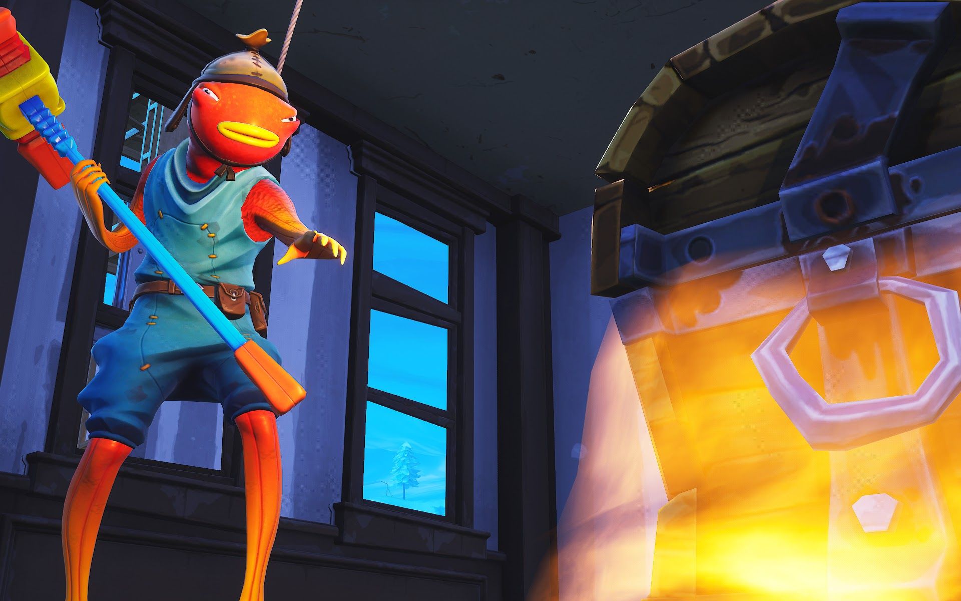 1920x1200 Fortnite Battle Royale Fishstick 4K Wallpaper HD