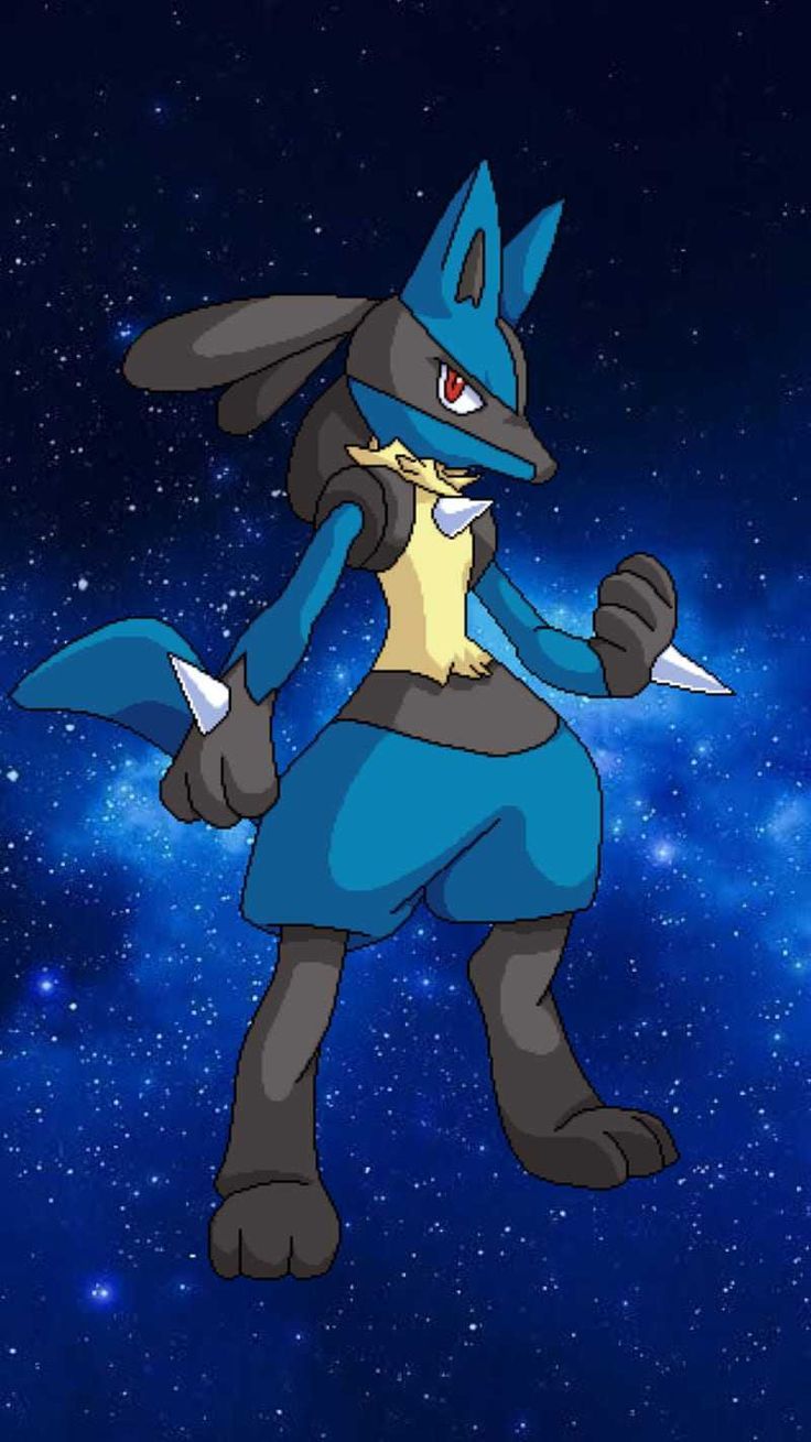 736x1309 4K Lucario Wallpaper
