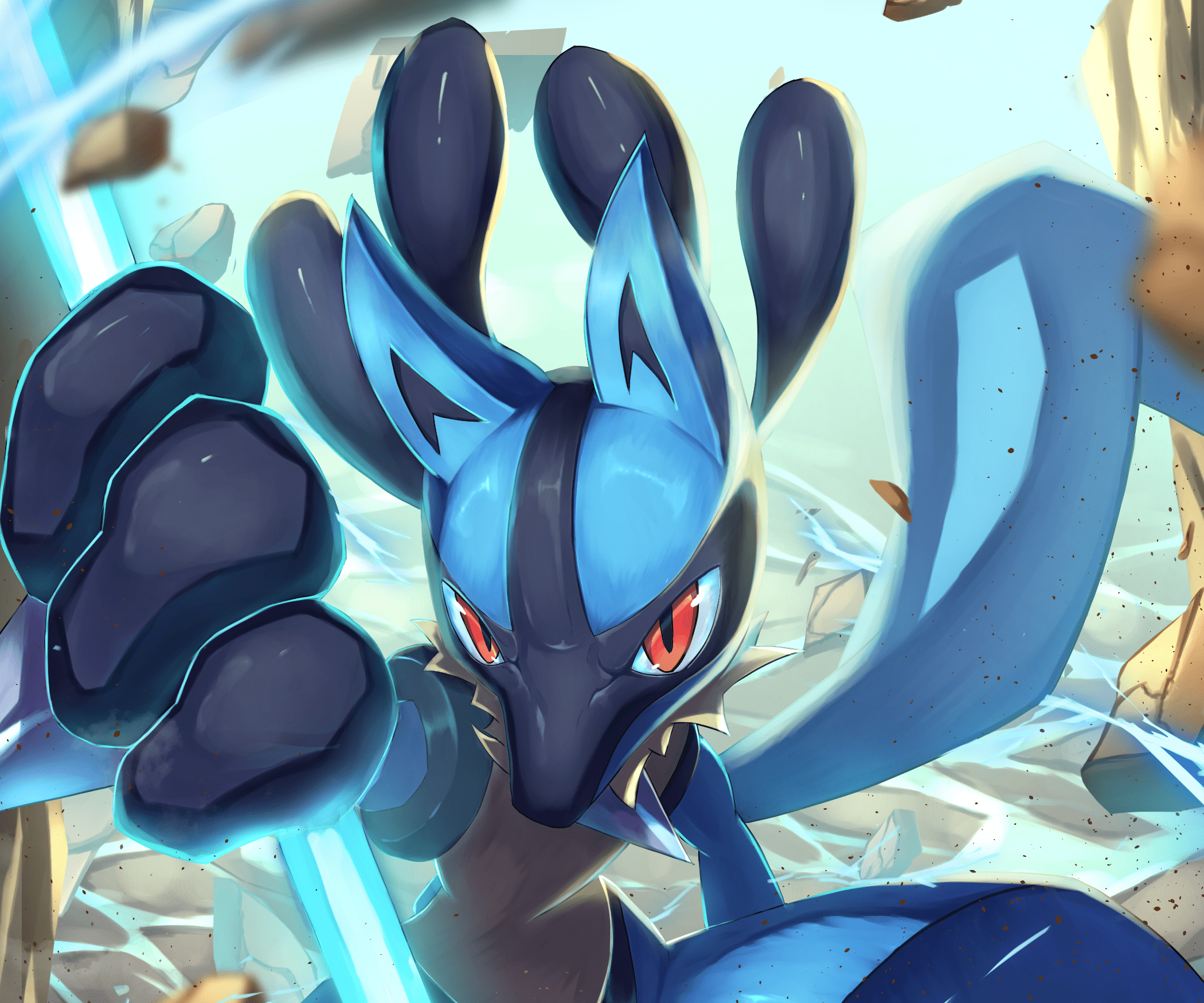2100x1750 Lucario Power Unleashed