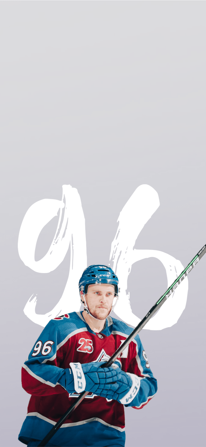 828x1792 wallpaper • mikko rantanen + name & number (iphone xr) Requested by anon Credits of the wallpaper' elements and style go to