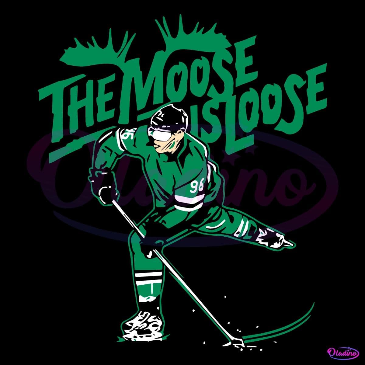 1200x1200 Mikko Rantanen The Moose Is Loose In Dallas Stars Svg