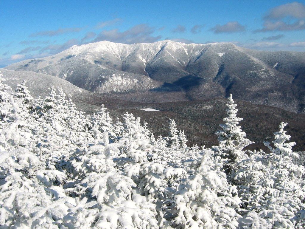 1024x768 Franconia Ridge, Winter. A winter view of the Franconia Rid