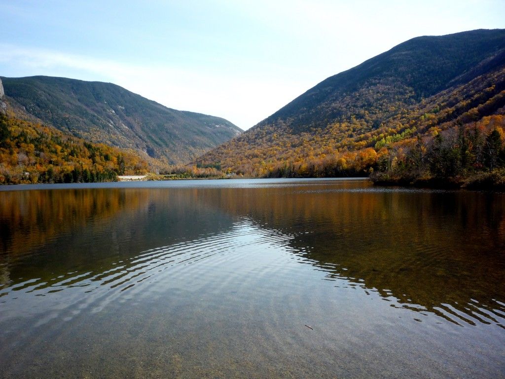 1024x768 Echo Lake at Foot of Cannon Mountain, Franconia Notch New Hampshire's New England Gift Shop and Photo Tour Blog