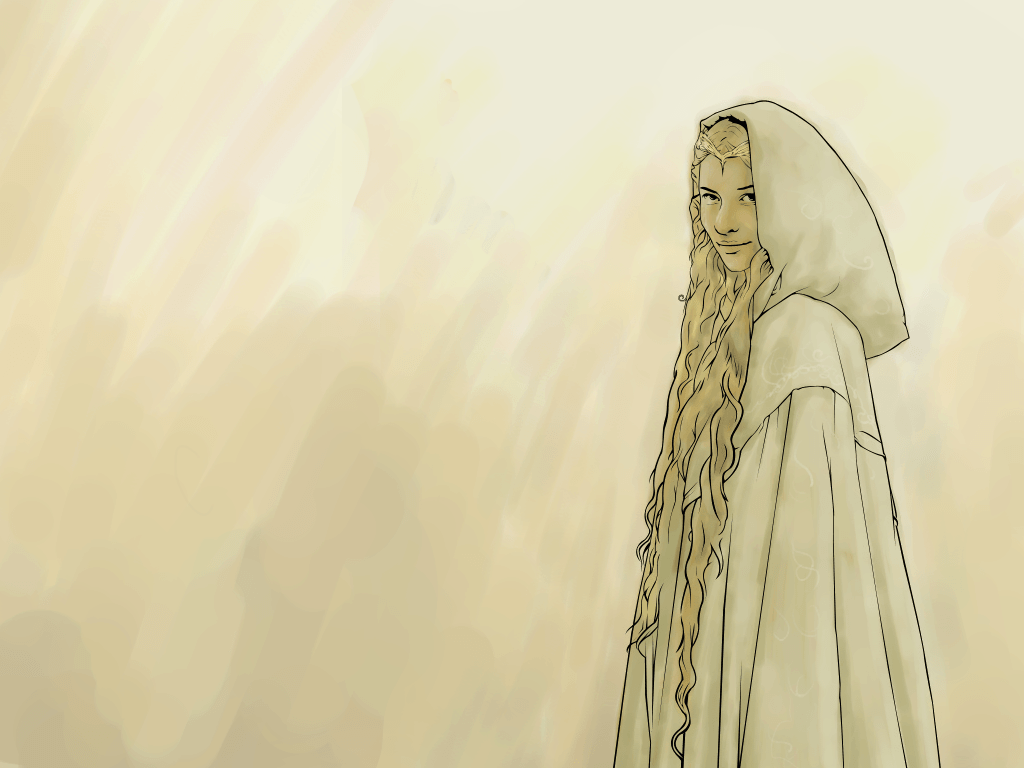 1024x768 Galadriel Wallpaper