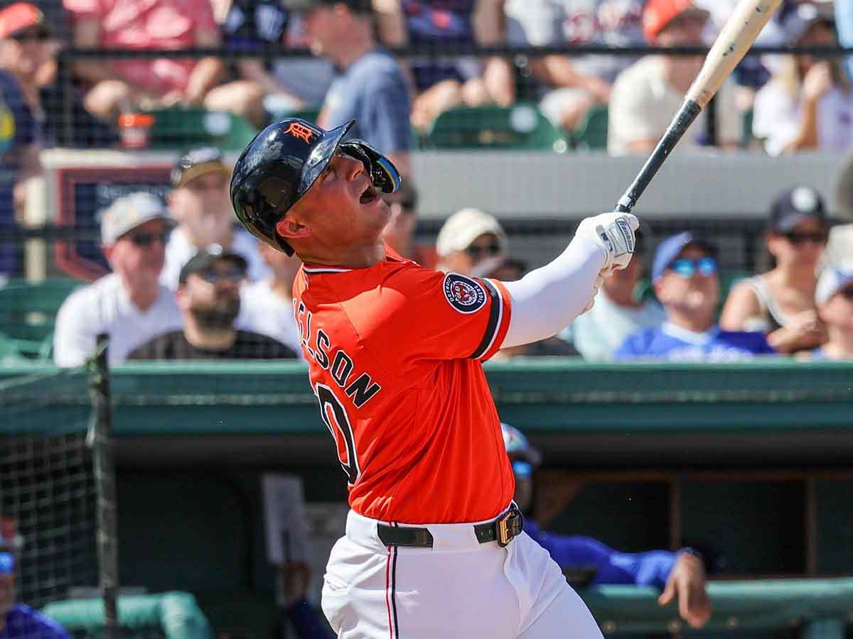 1200x900 Tigers News: Spencer Torkelson Exits Spring Training Game After Hit By Pitch