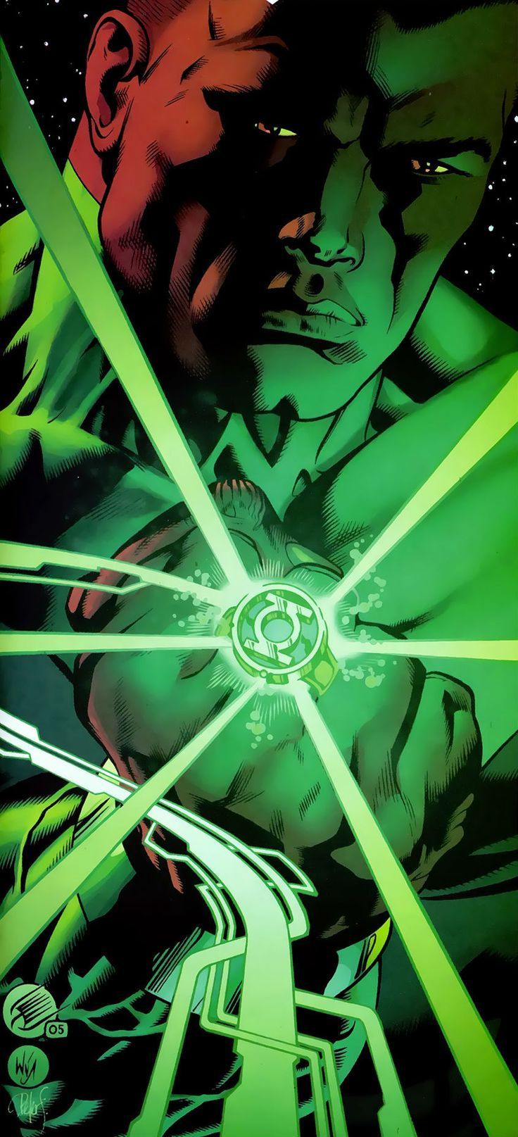 736x1615 Jon Steward. Green lantern, John stewart green lantern, Green lantern wallpaper