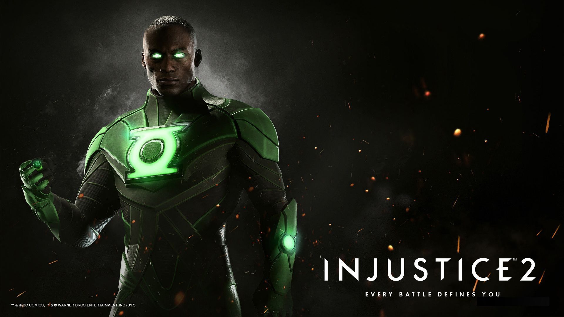 1920x1080 Wallpaper Green Lantern, NetherRealm Studios, Injustice John Stewart, emerald guardian for mobile and desktop, section игры, resolution 1920x1080