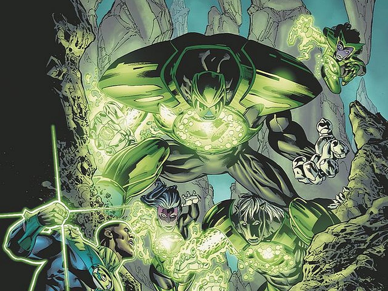 1280x961 Desktop wallpaper: Comics, Green Lantern, John Stewart (Green Lantern) 4K free download for PC. 1452780