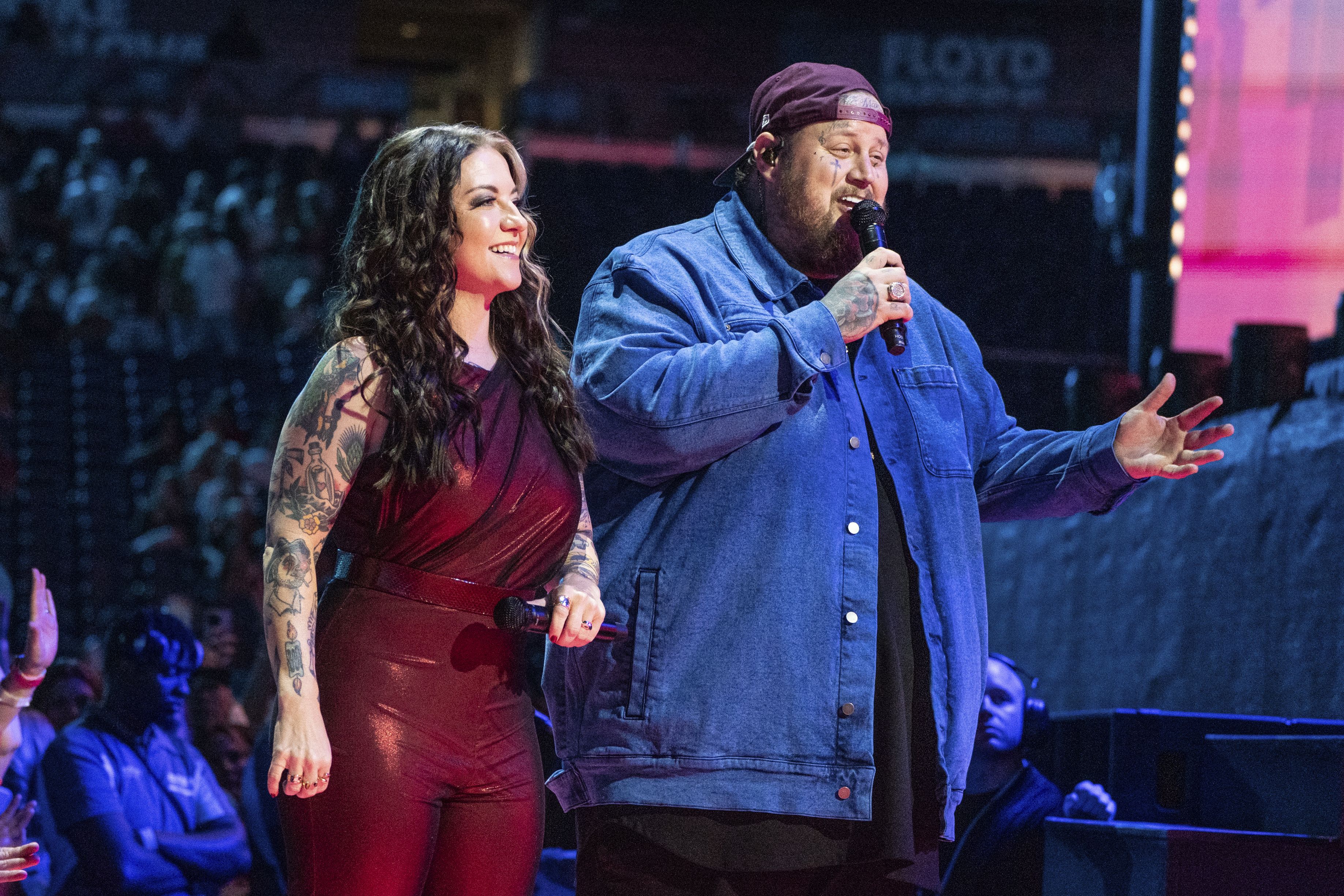 3674x2449 First time hosts Ashley McBryde and Jelly Roll host CMA Fest, so expect a wild night