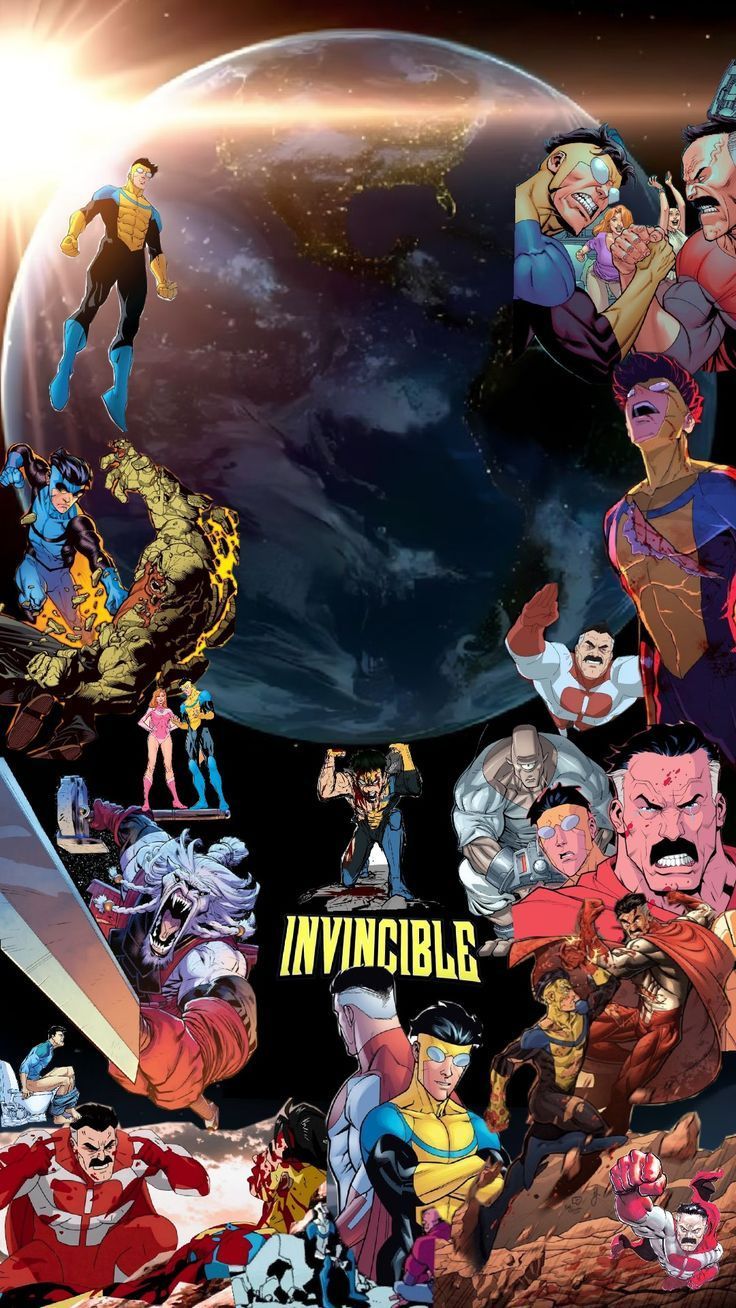 736x1308 invincible wallpaper