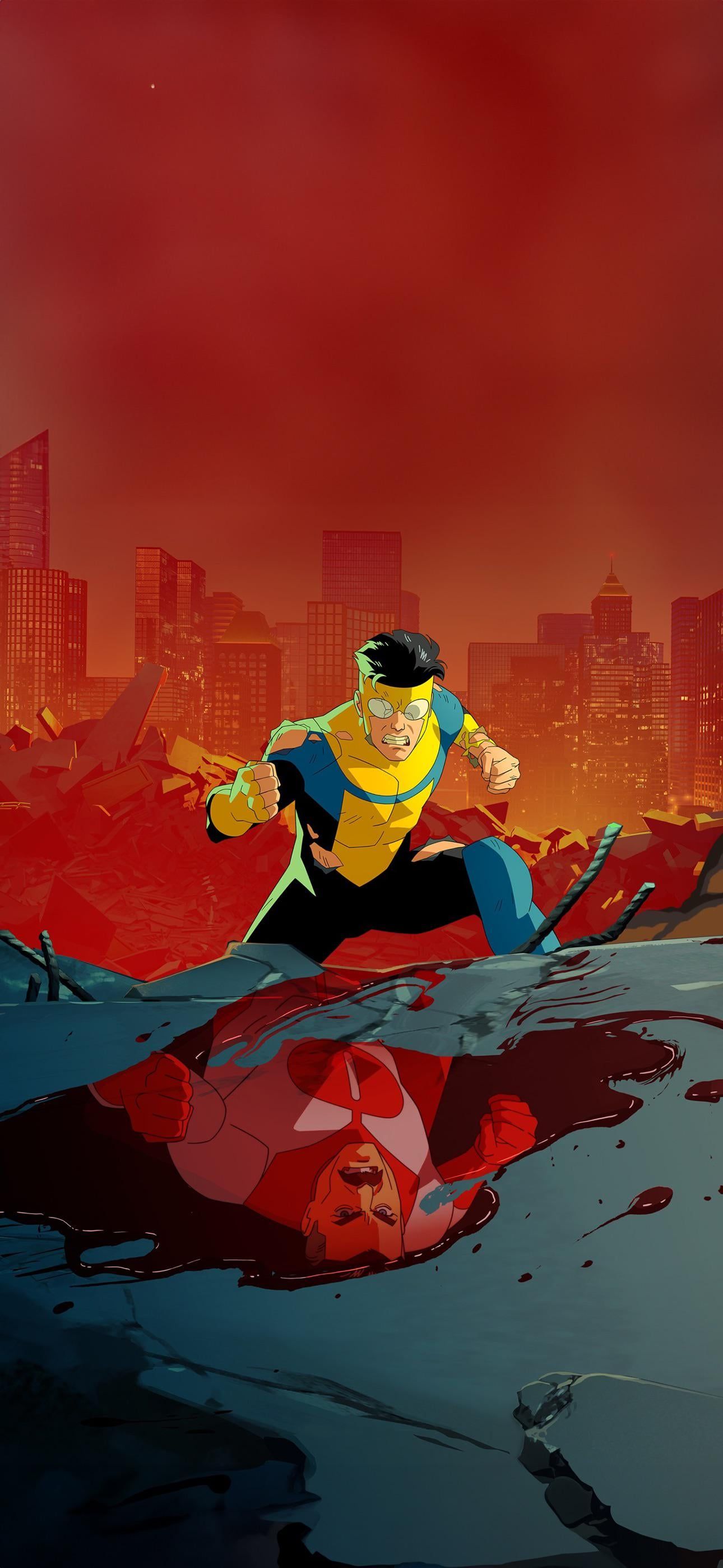 1290x2796 Give me cool invincible wallpaper for my phone