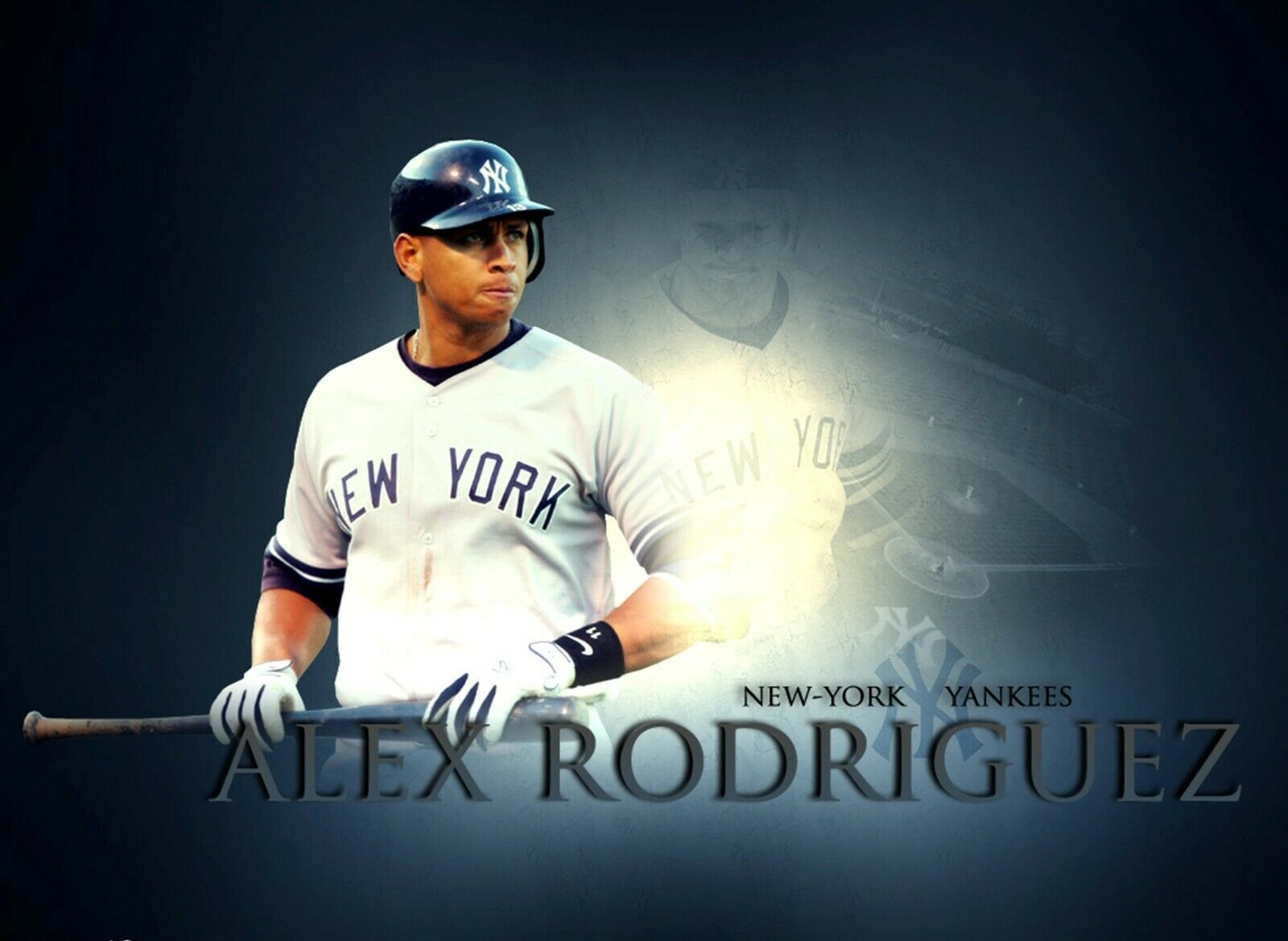 1600x1169 Alex Rodriguez Yankees Reproduction archival quality photo