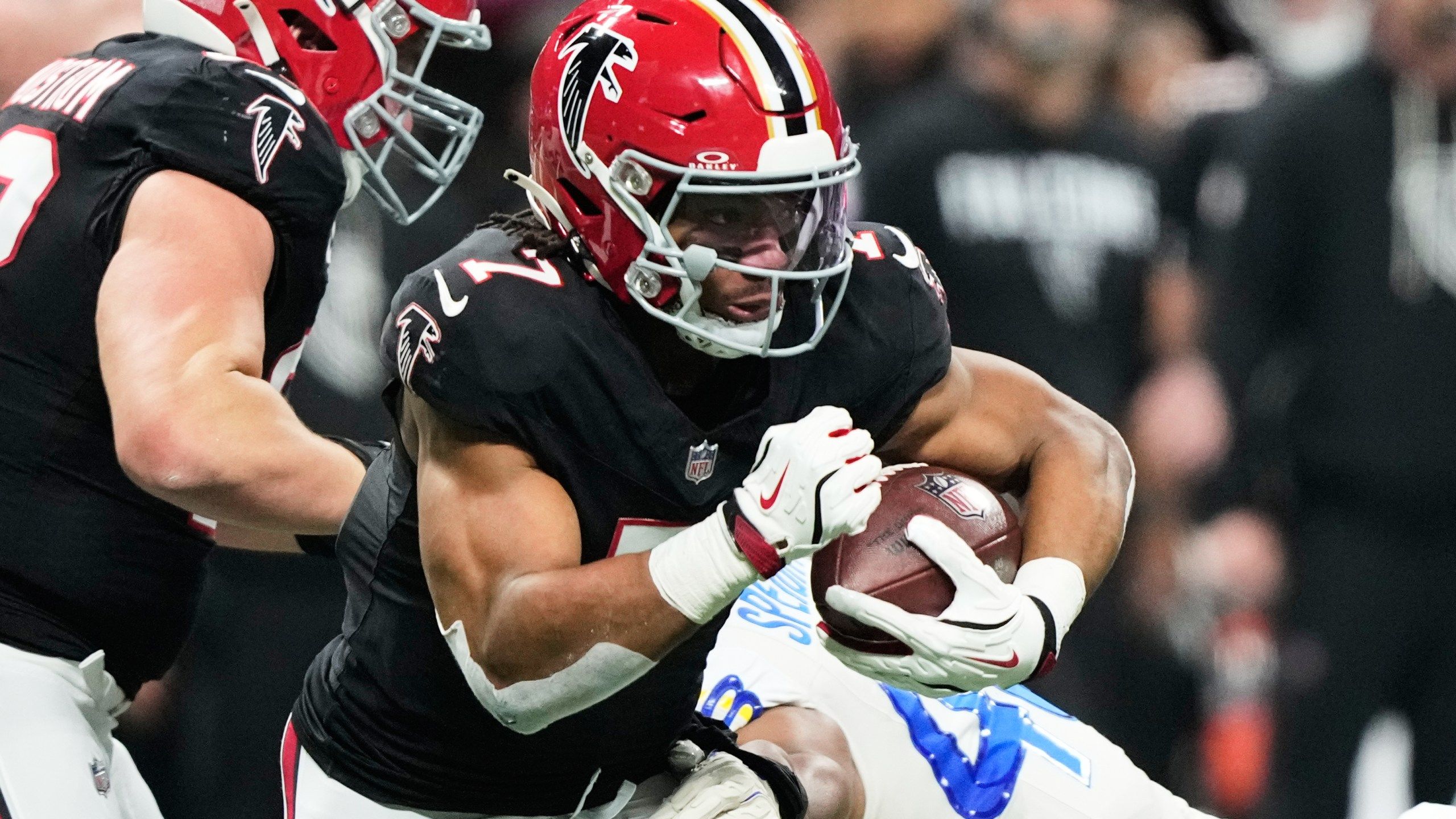 2560x1440 Bijan Robinson has longest rush TD in Falcons history, has team's most scrimmage yards in a season