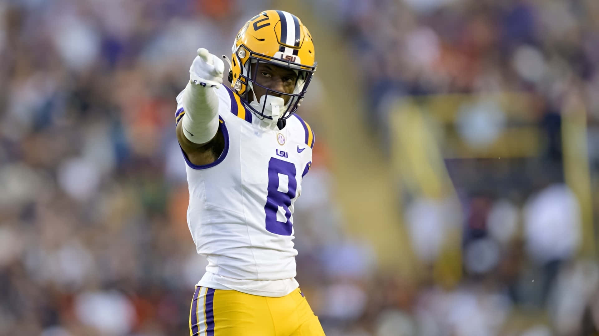 1920x1080 Download Malik Nabers L S U Football Star Wallpaper