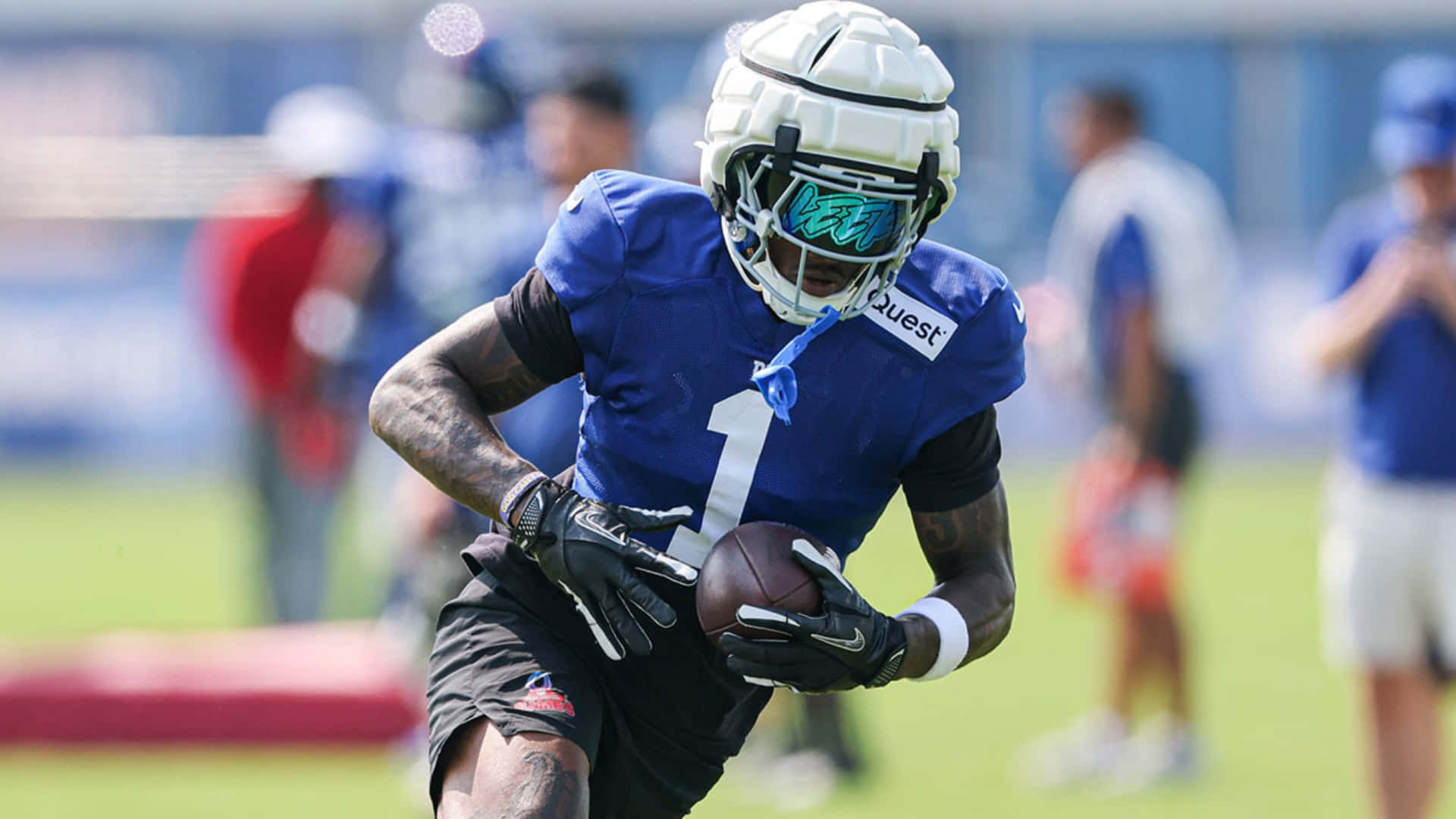 1920x1080 Download Malik Nabers Football Training Wallpaper