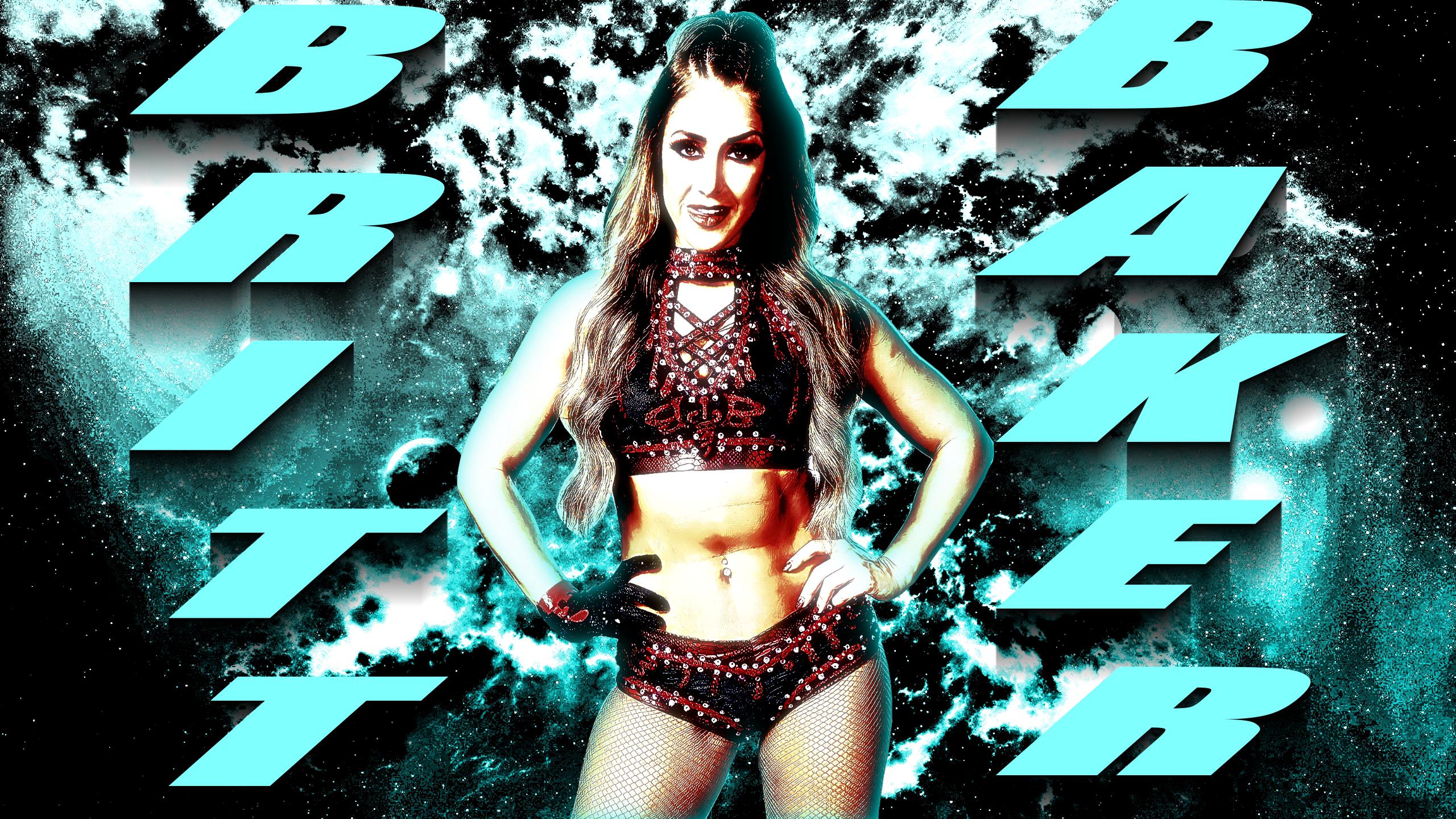 2560x1440 New wallpaper design featuring AEW's Britt Baker, hope you all like it. Two wallpaper edits