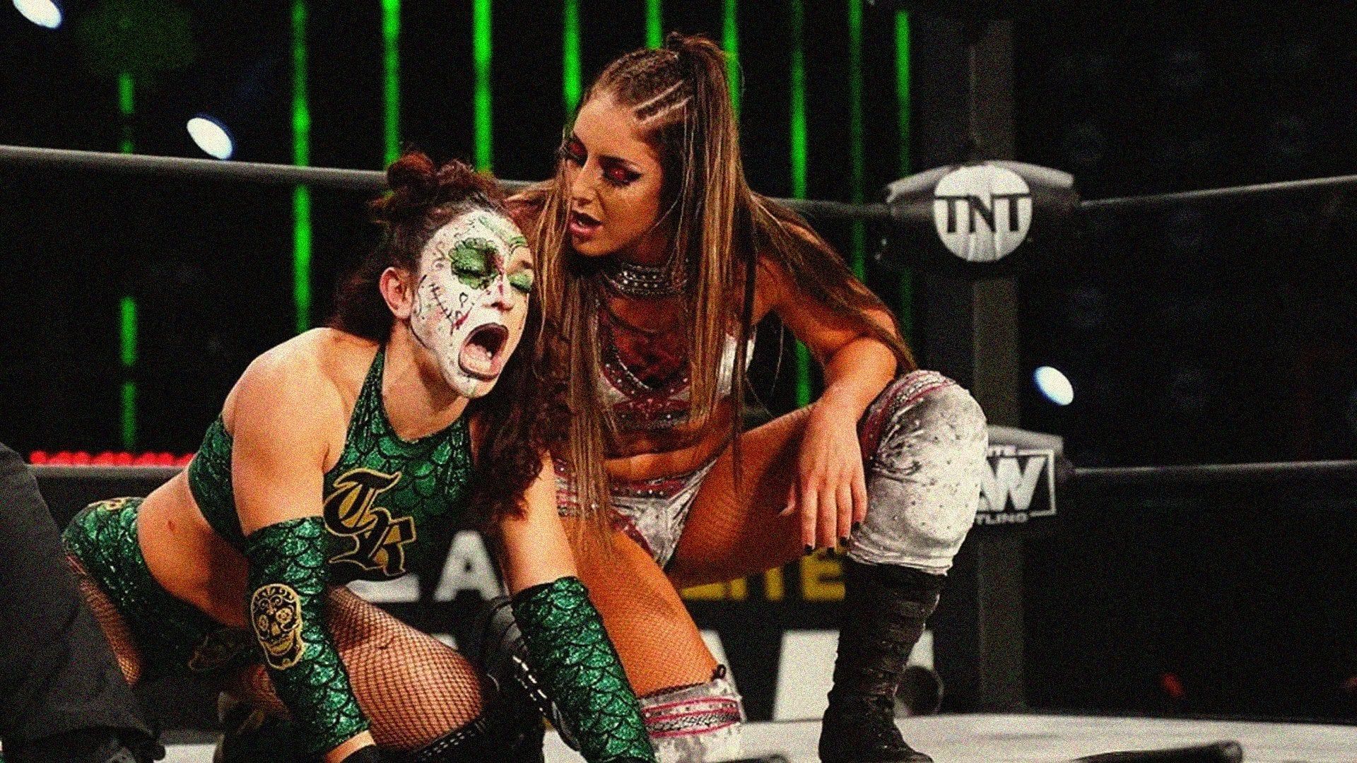 1920x1080 Britt Baker: My differences aside, I don't like Thunder Rosa, but she's still a good wrestler, I have to give that to her.”